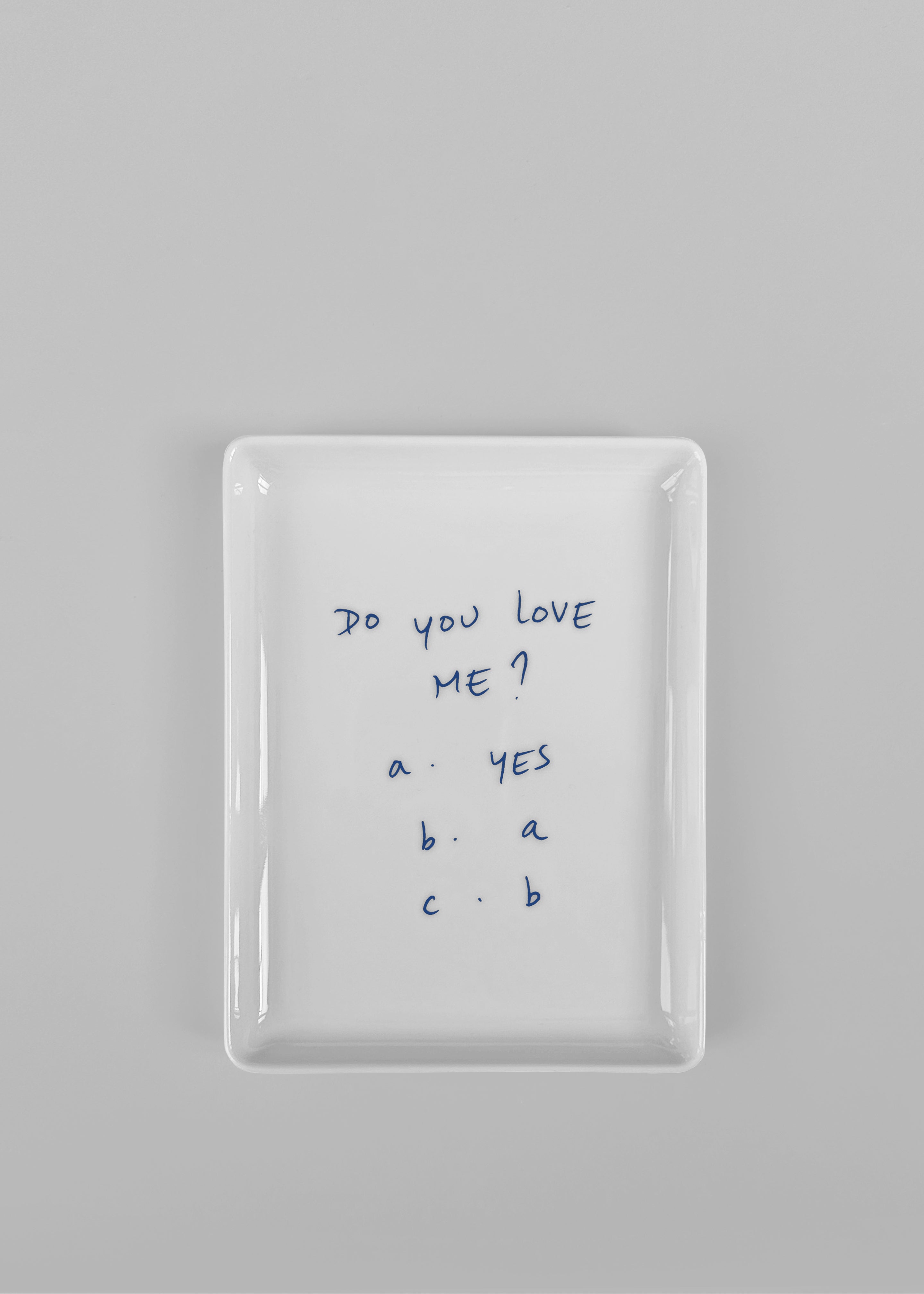 TFS x Thomas Lélu Love Me Tray - White/Blue – The Frankie Shop