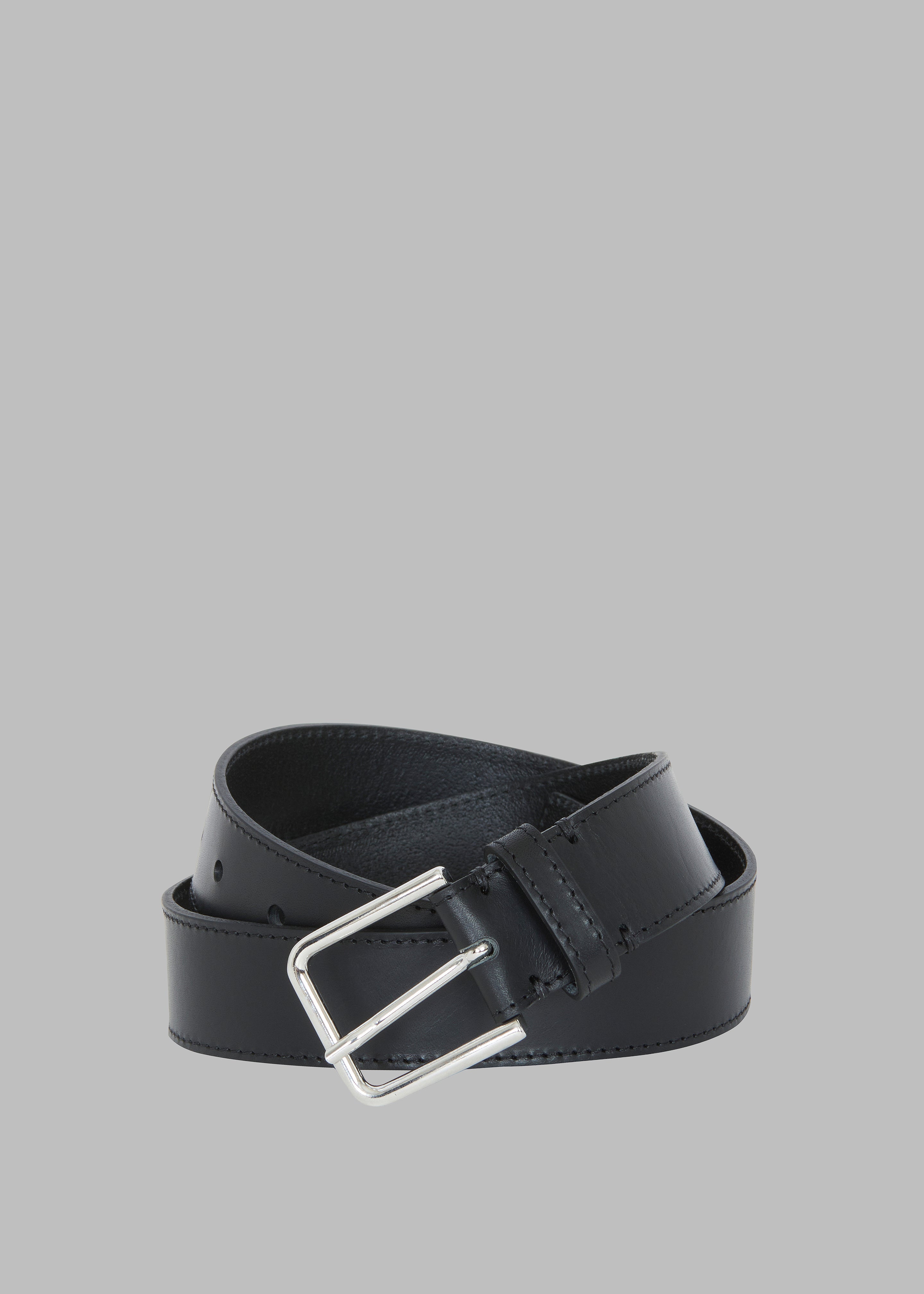 Toni Men Leather Belt - Black - 1