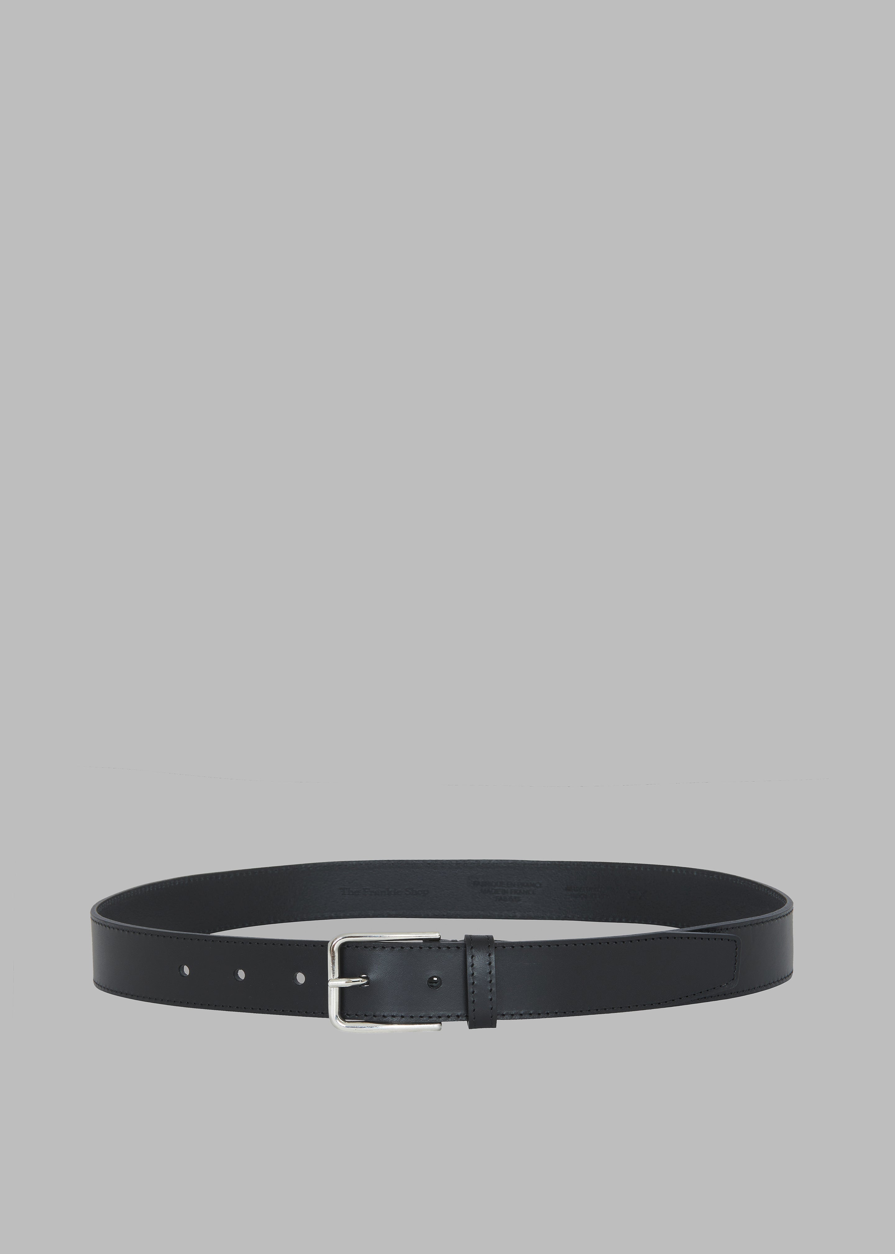 Toni Men Leather Belt - Black - 3