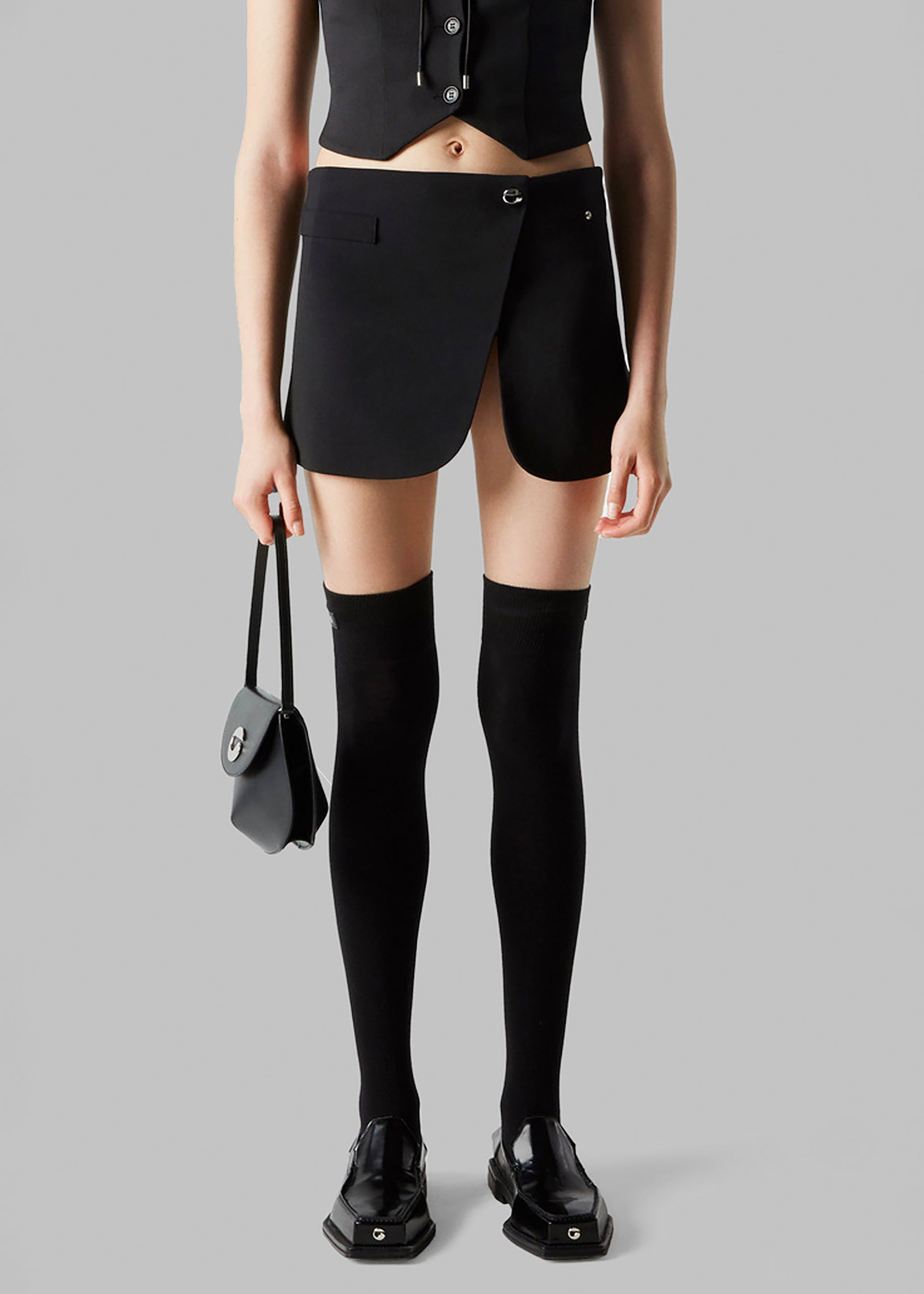 Coperni Tailored Mini Skirt - Black - 13