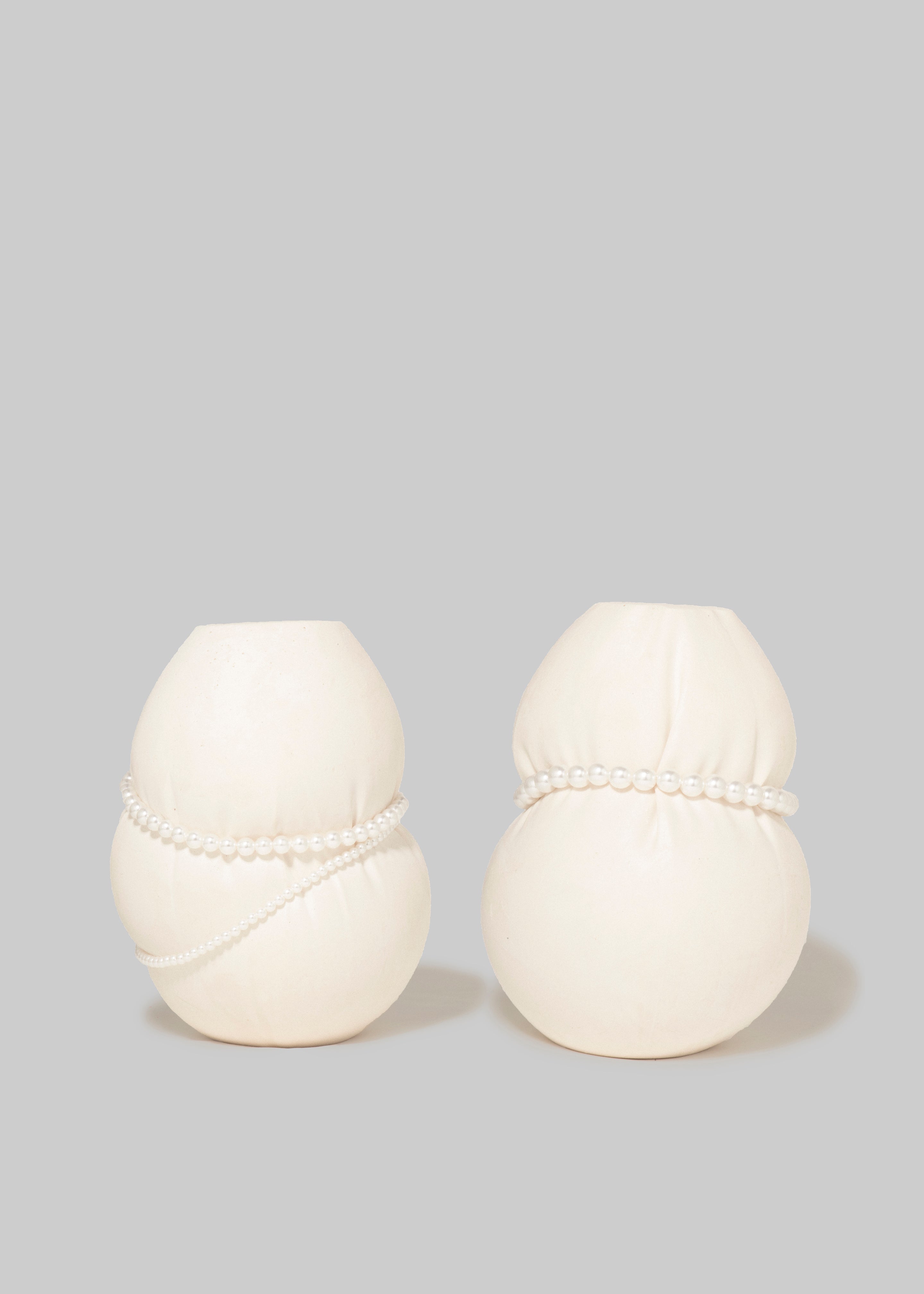 Completedworks B32 Set of Two Small Vessels - Matte White - 1