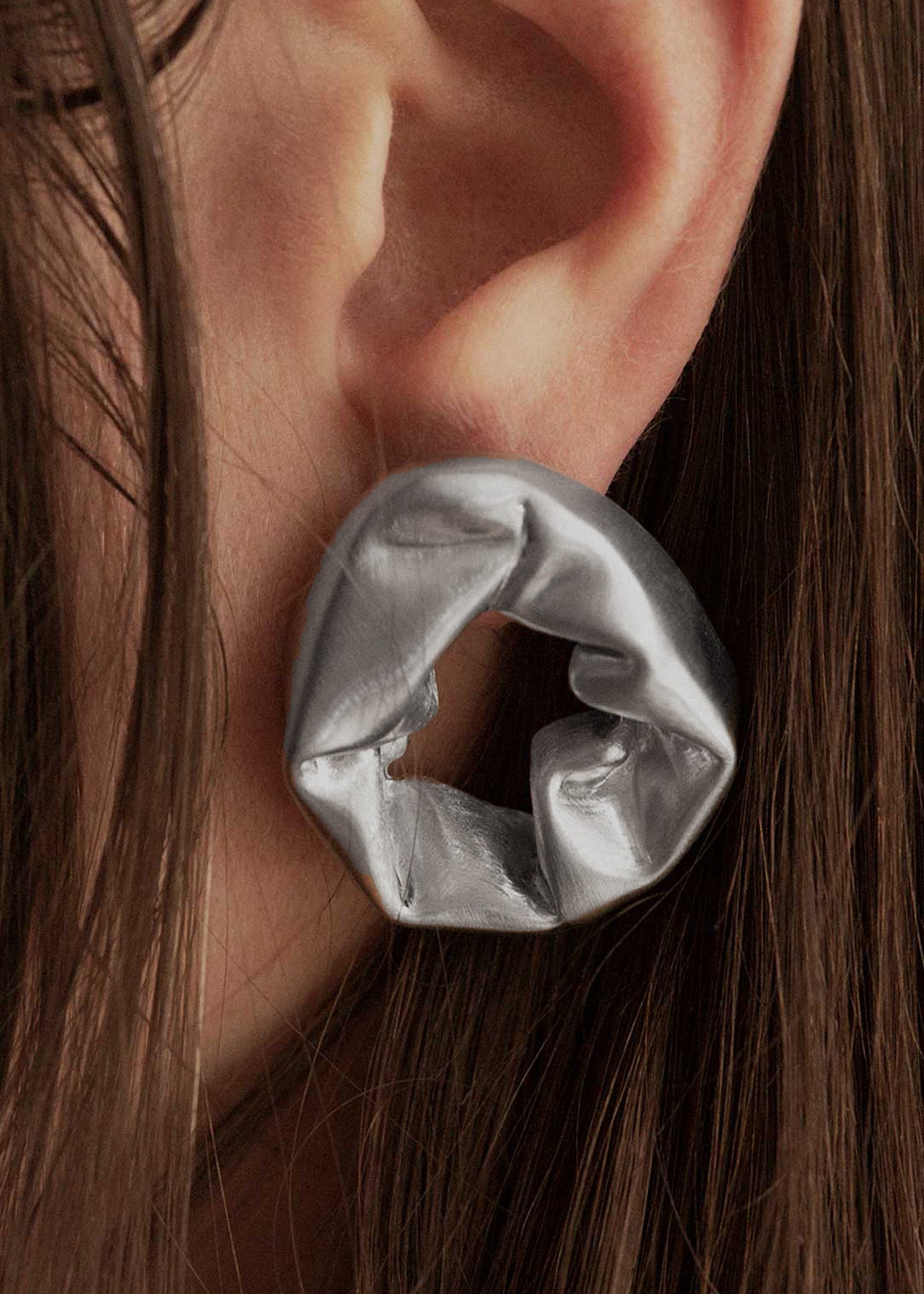 Completedworks Scrunch Earrings - Silver - 1