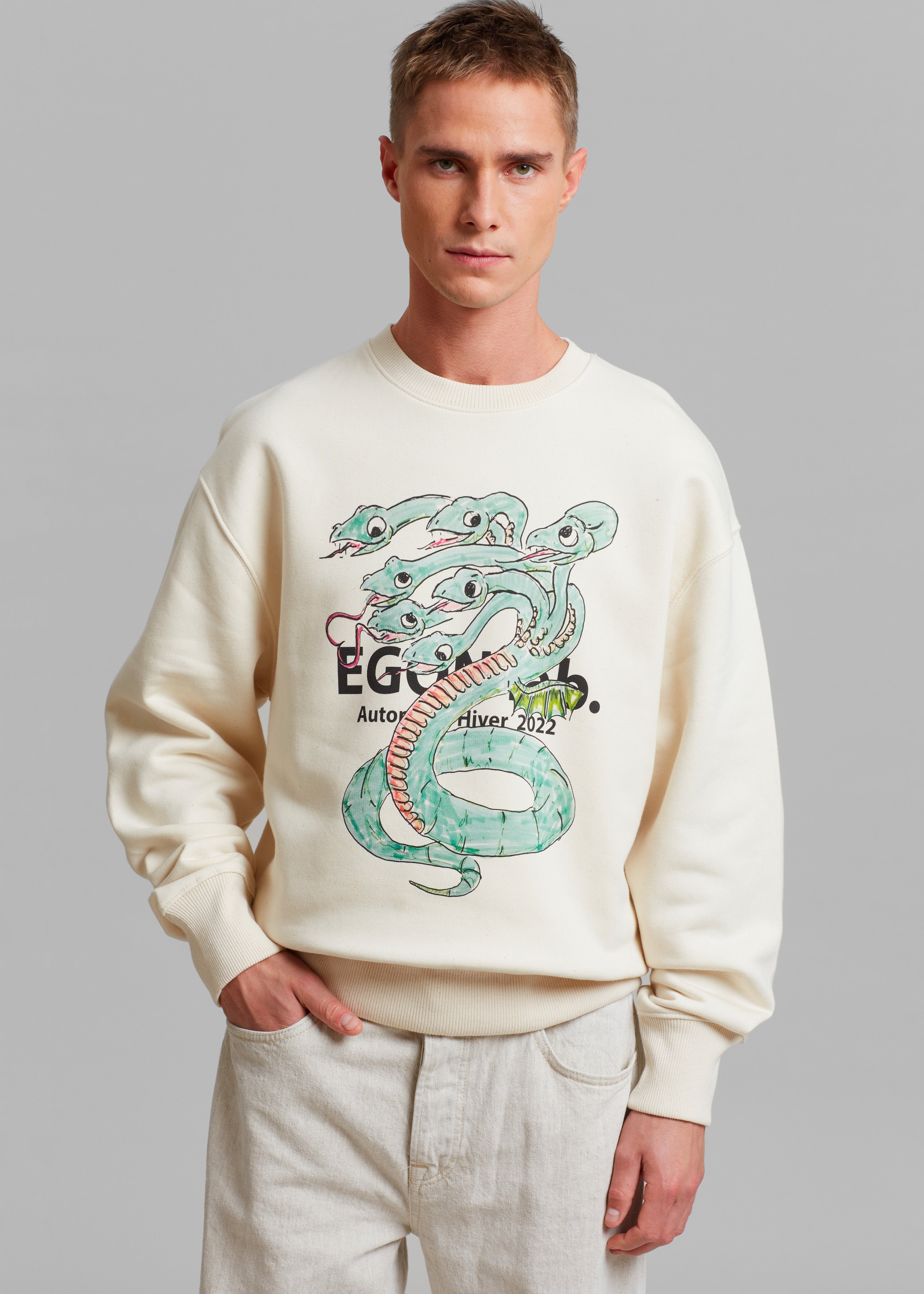 EGONLab Mascot Sweater - Natural Raw - 2