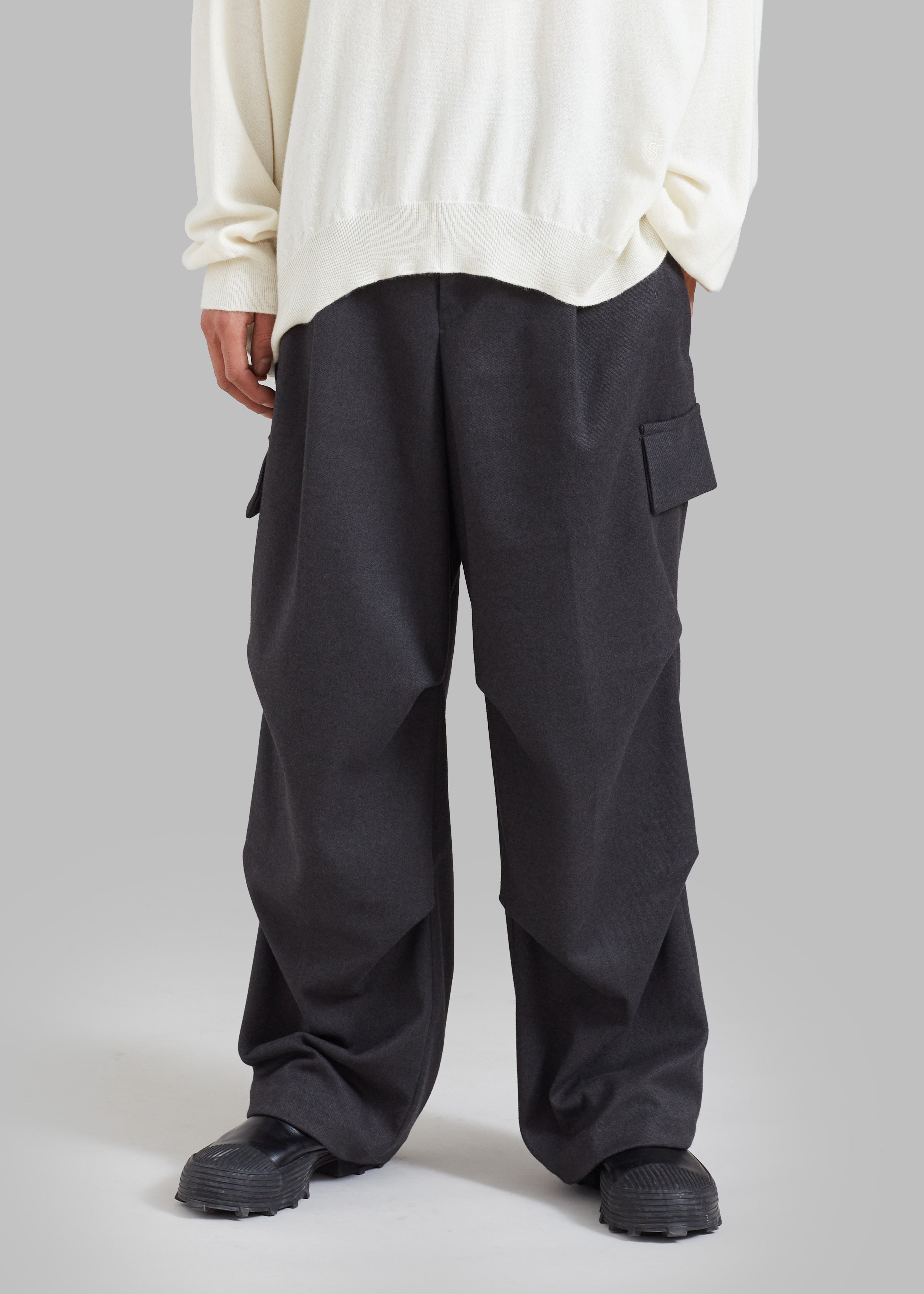 Flint Cargo Pants - Grey - 10 - Flint Cargo Pants - Grey [gender-male]