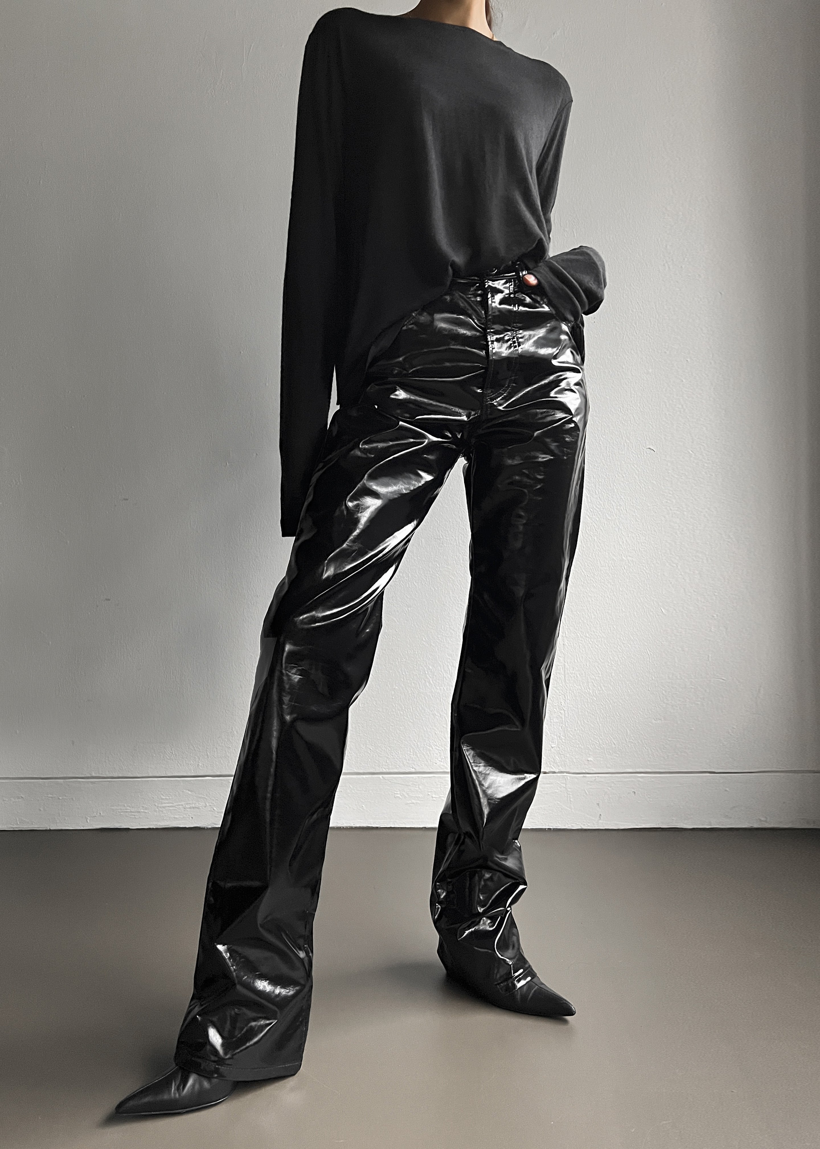 Calvin klein vinyl pants Clearance