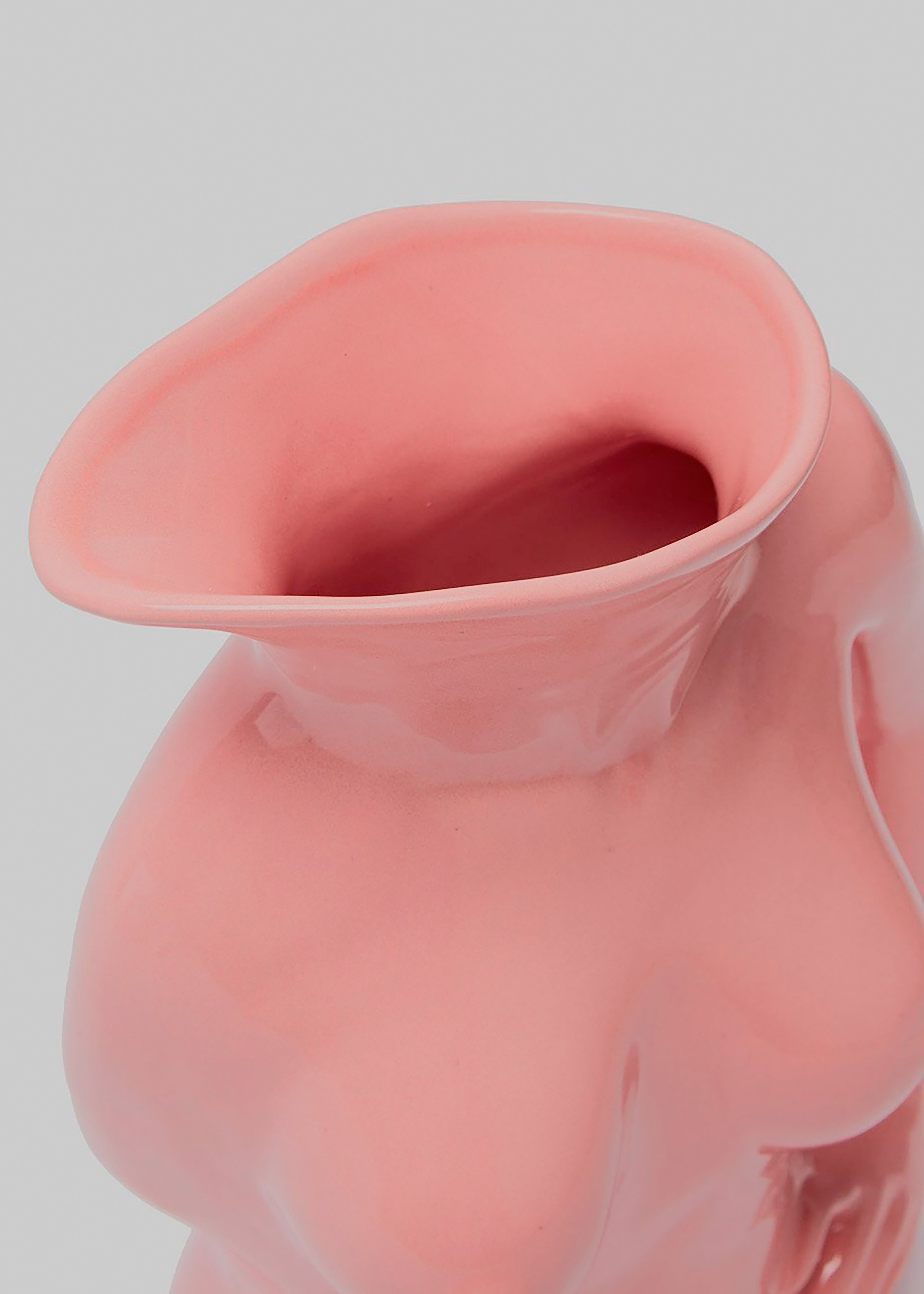 Anissa Kermiche Jugs Jug Ceramic Vase - Hot Pink - 7