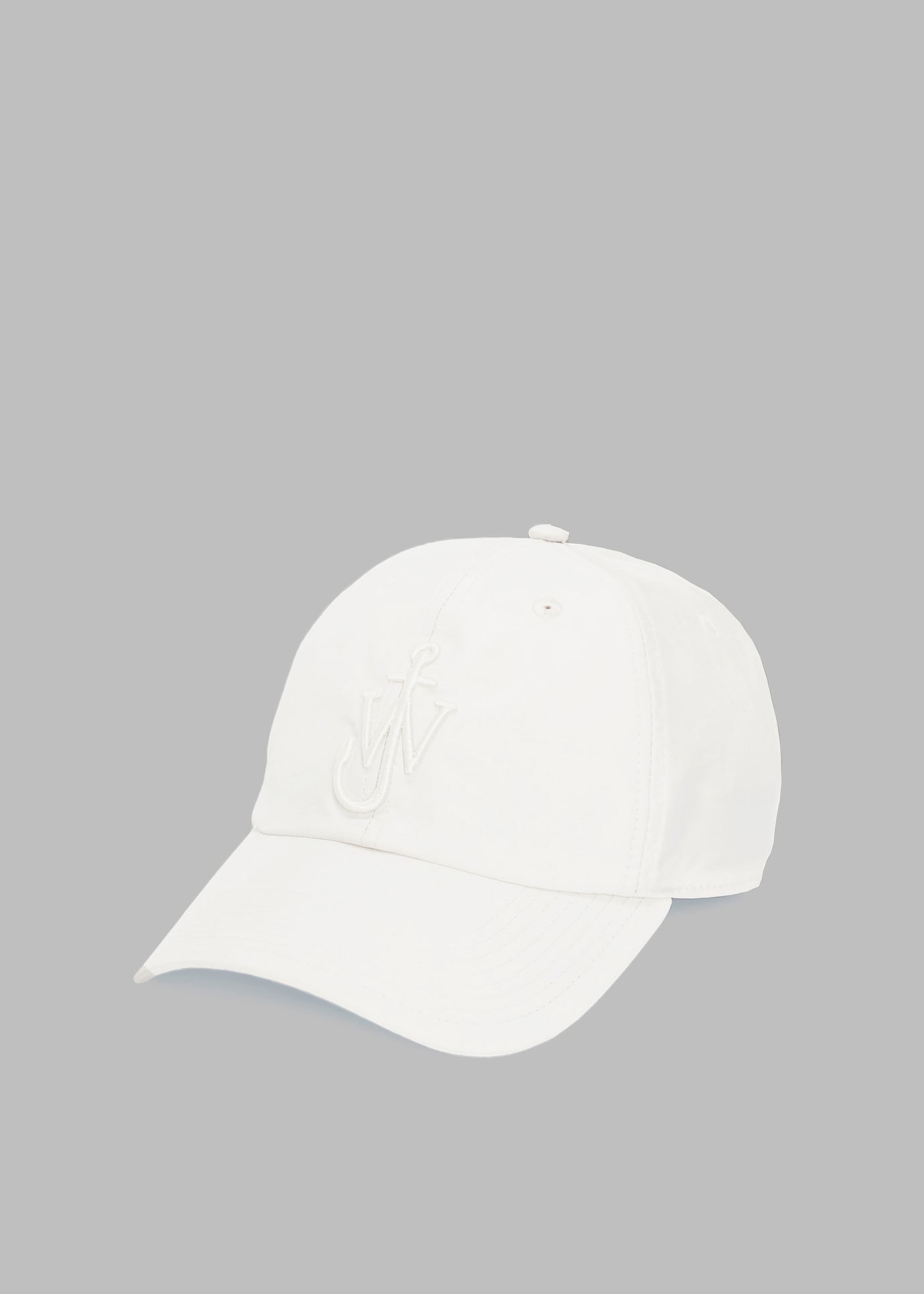 JW Anderson Baseball Cap With Anchor Logo - White - 1
