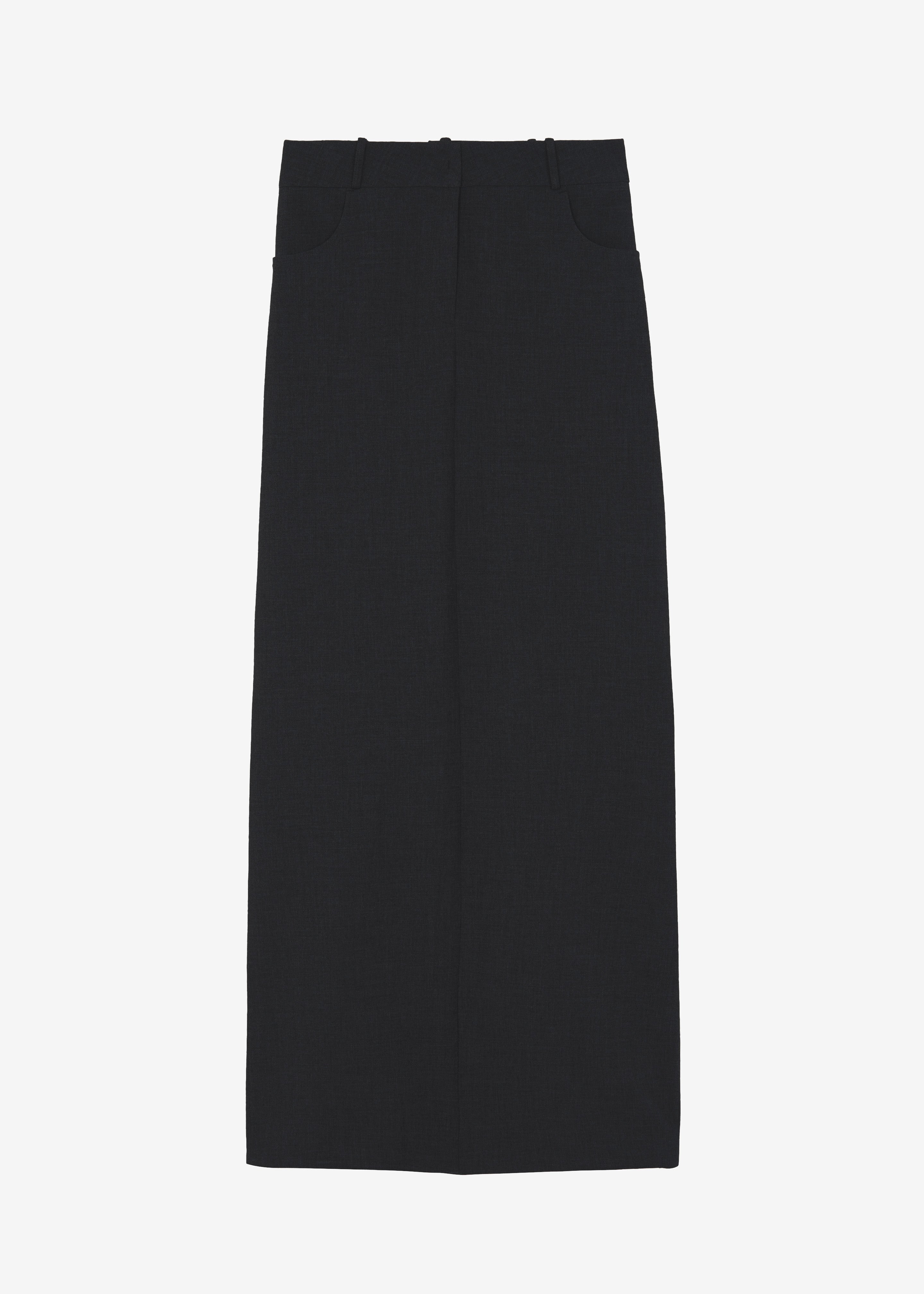 Malvo Long Pencil Skirt - Black - 12