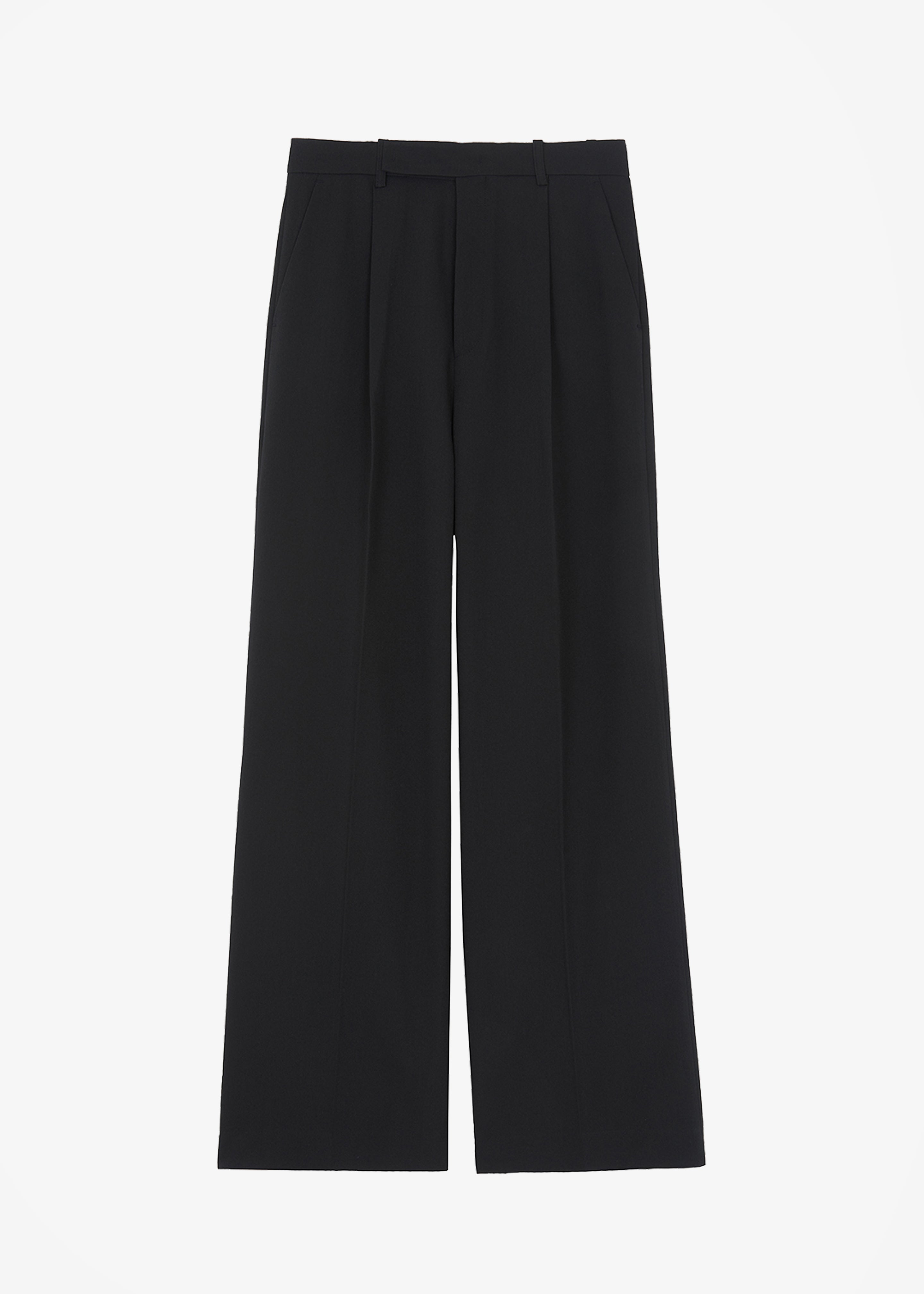 Nessi Pintuck Trousers - Black - 9