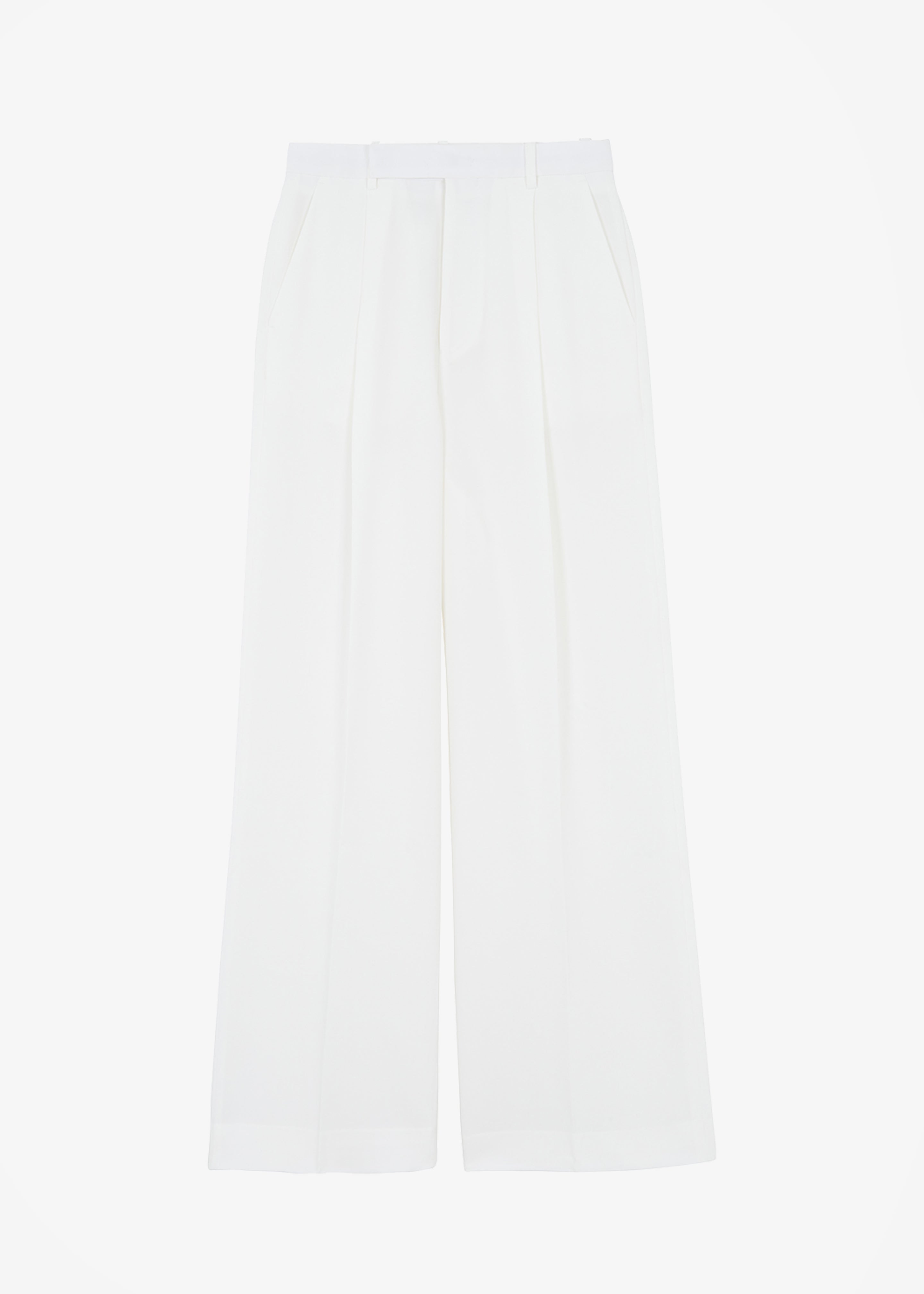 Nessi Pintuck Trousers - White - 10