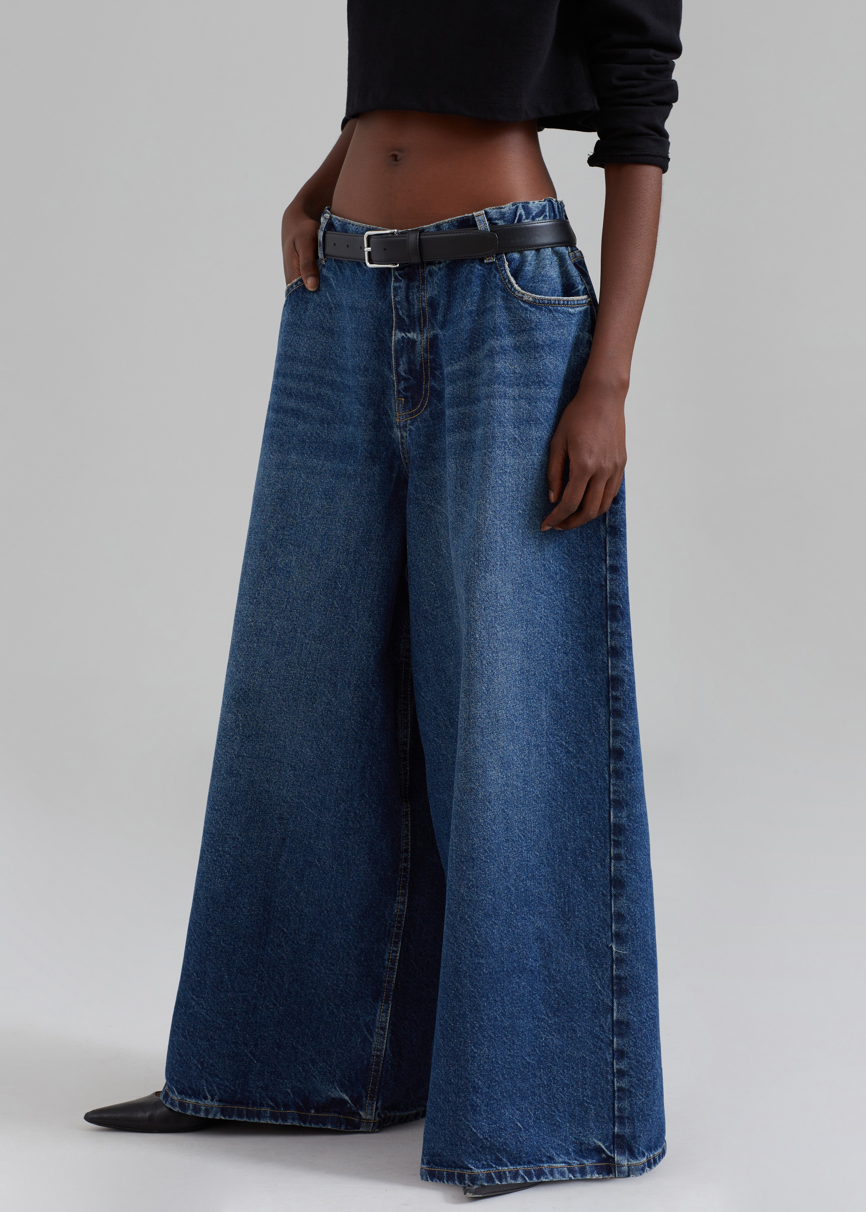 Womens wide leg denim Clearance