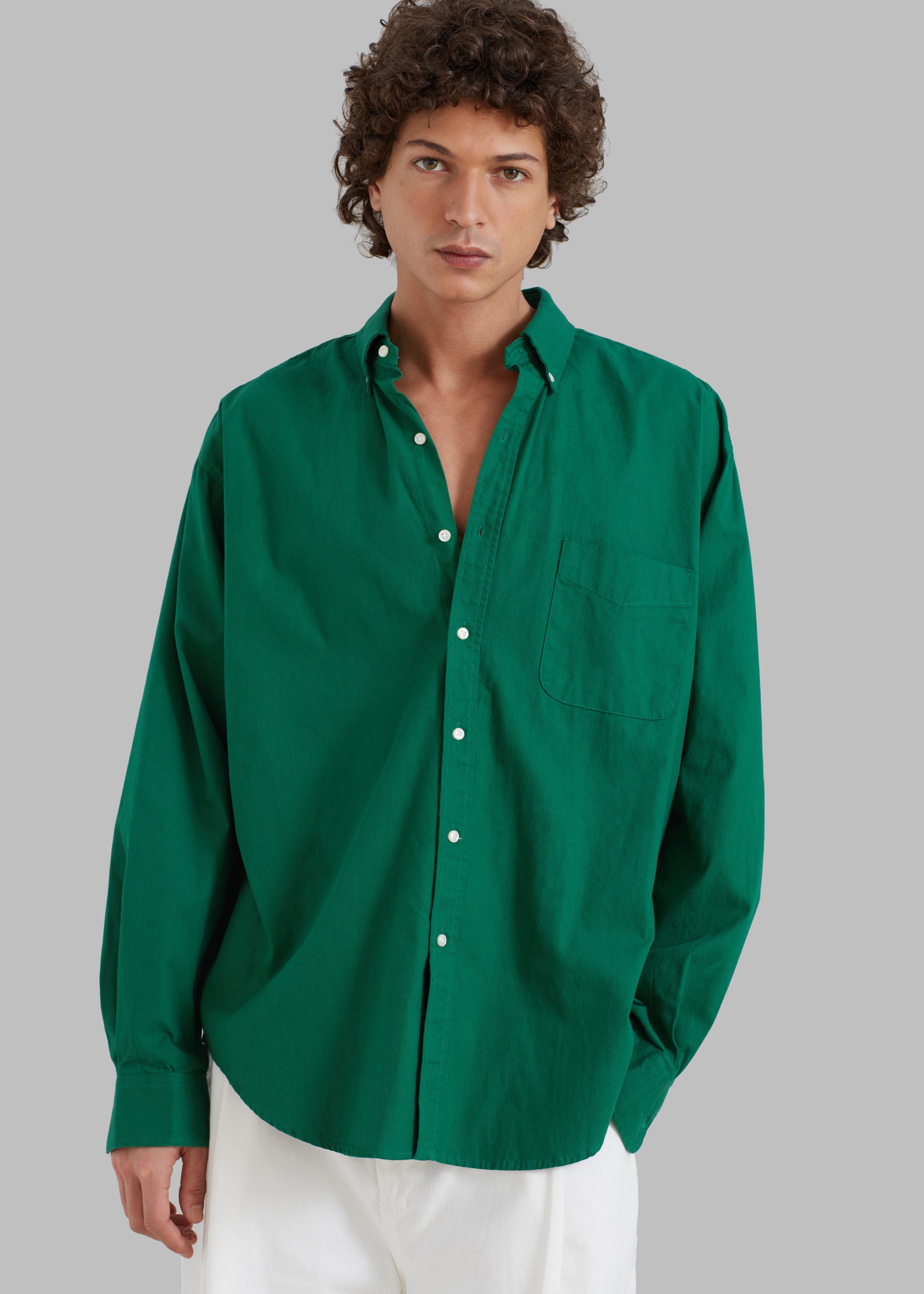 Sinclair Shirt - Green – The Frankie Shop