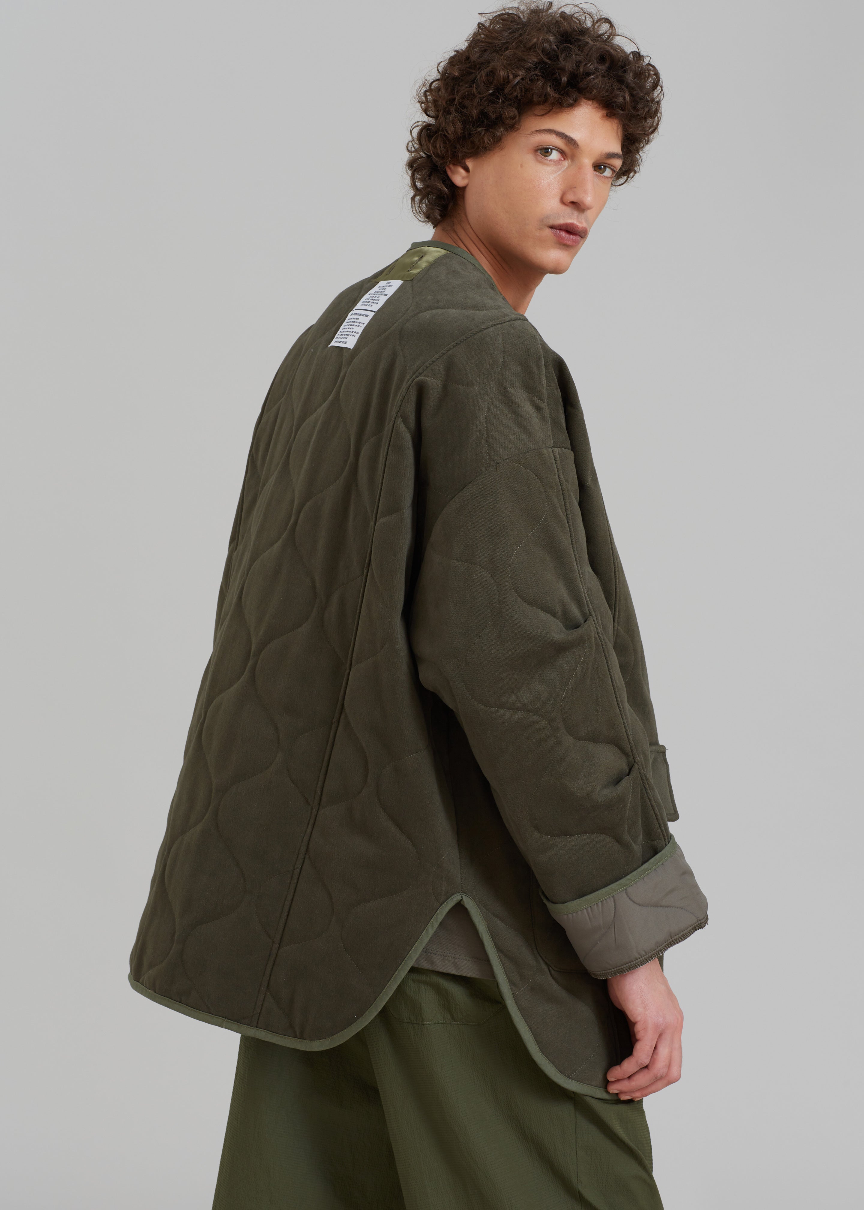 Ted Quilted Jacket - Army Green - 8