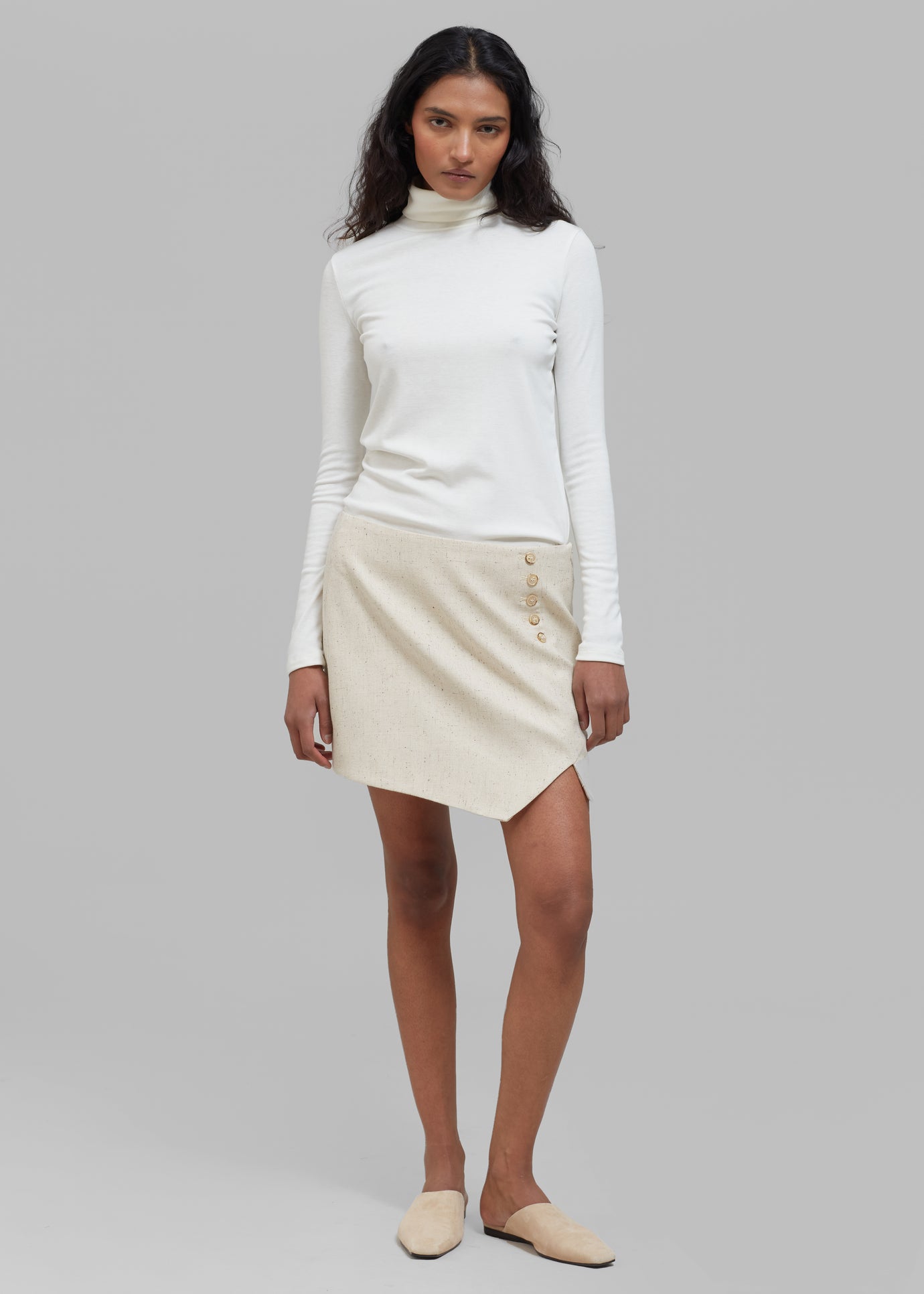 The Garment Taranto Button Skirt - Linen - 1