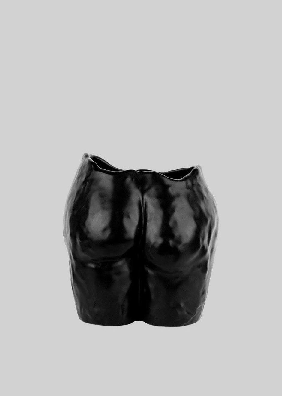 Anissa Kermiche Popotin Ceramic Pot - Black - 1