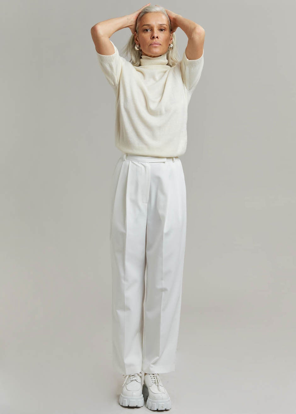 Bea Suit Pants - White - 5