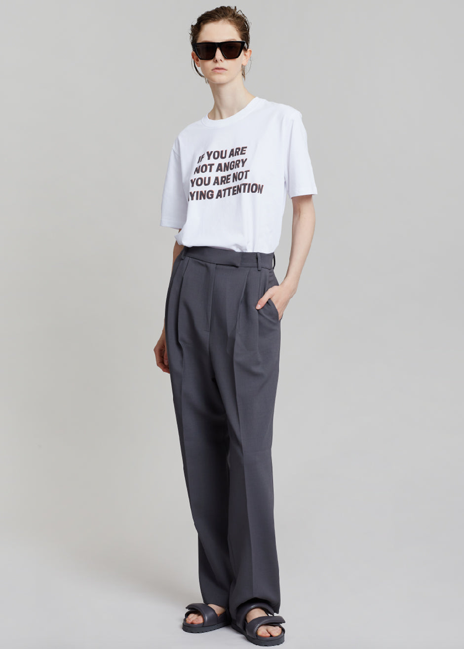 The Frankie Shop x Jeanne Friot If You T-Shirt - White/Black - 11