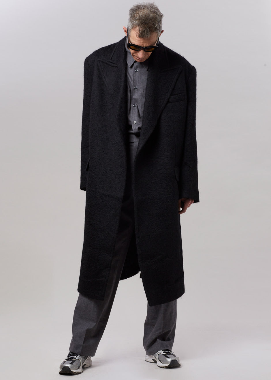 John Oversized Coat - Black - 3 - John Oversized Coat - Black Coat The Frankie Shop [gender-male]