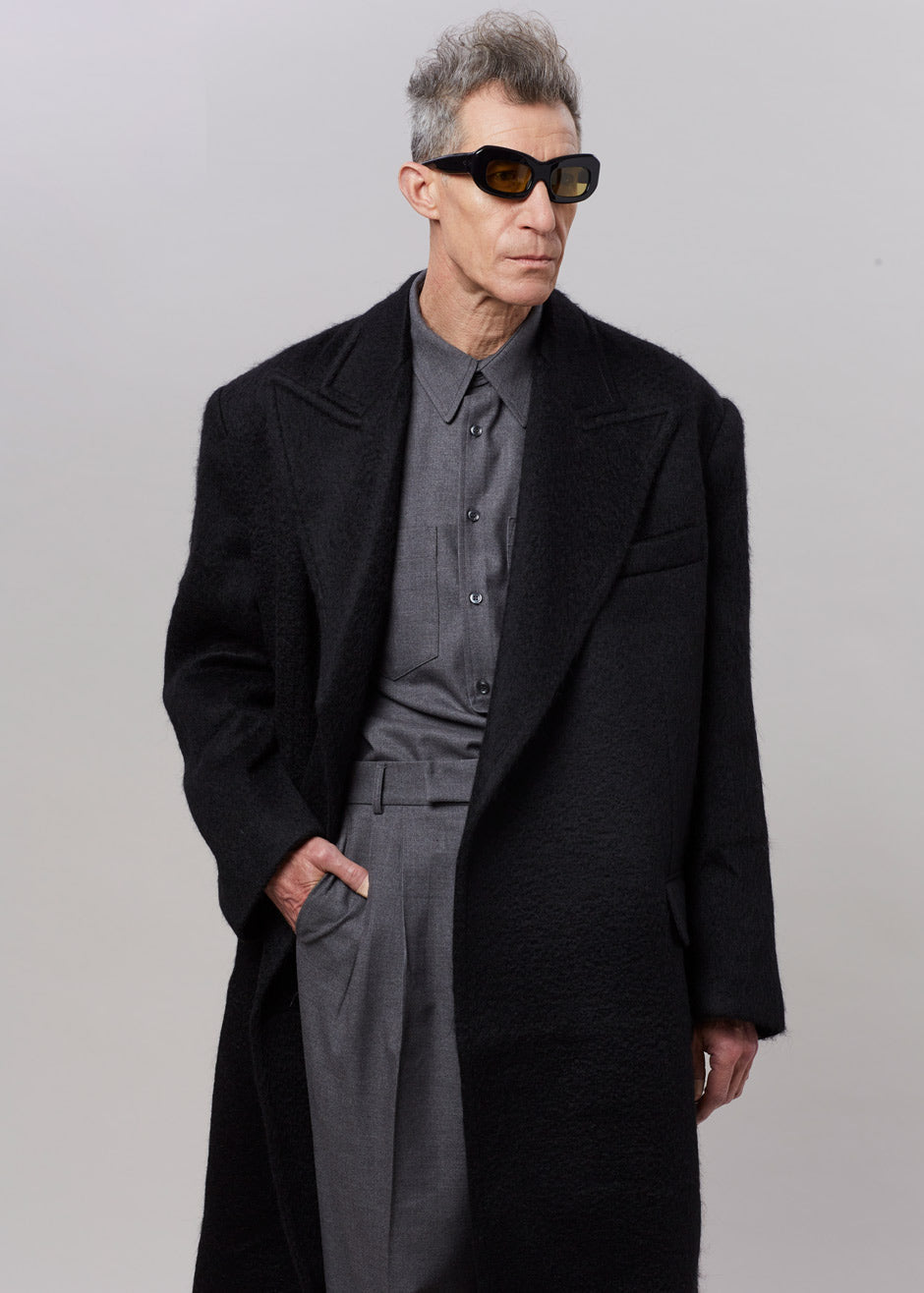 John Oversized Coat - Black - 4 - John Oversized Coat - Black Coat The Frankie Shop [gender-male]