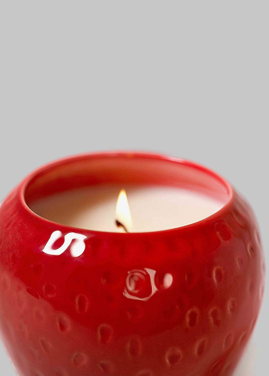 JW Anderson Strawberry Candle - Red - 4