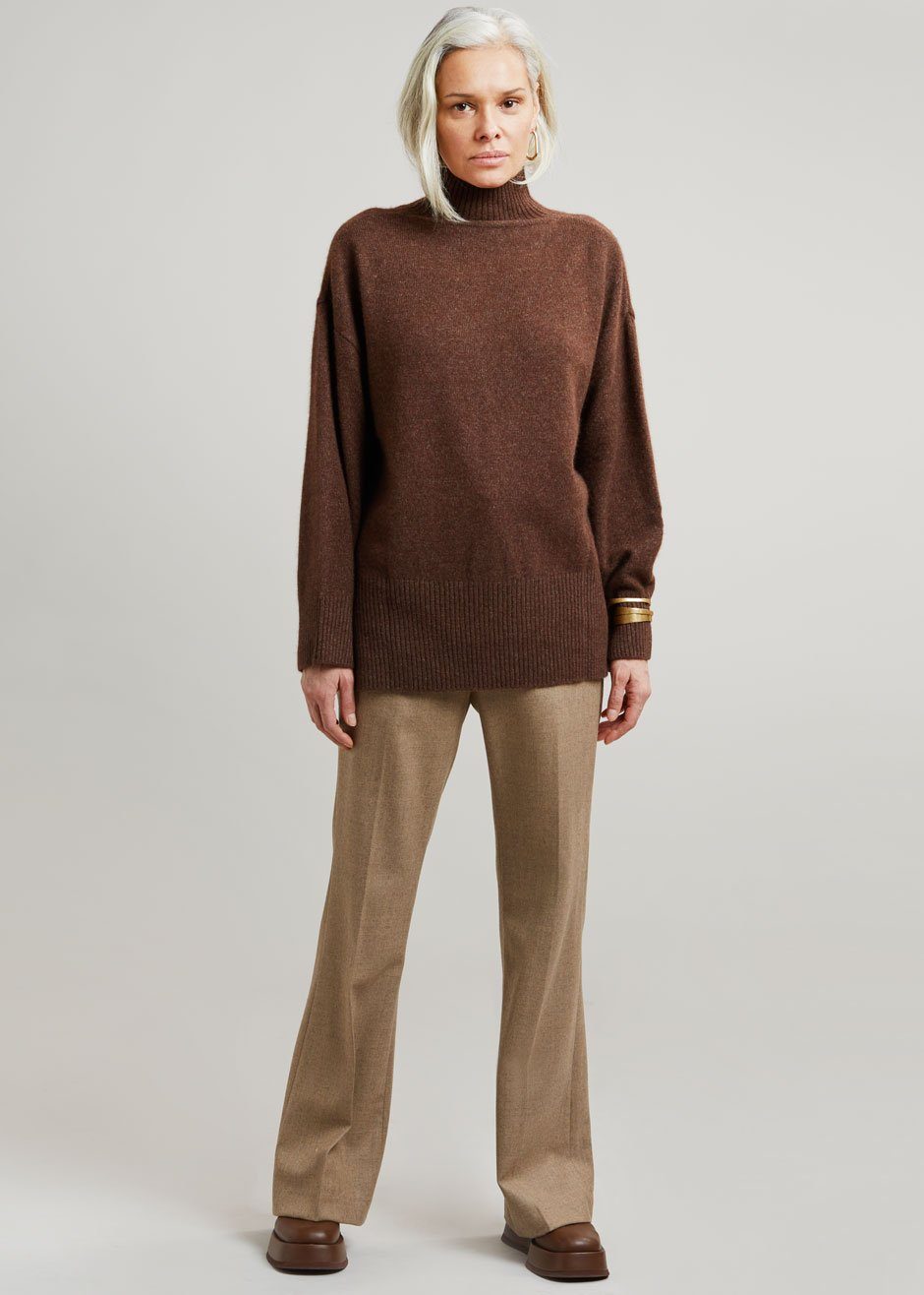 Lennon Wool Pants - Sand