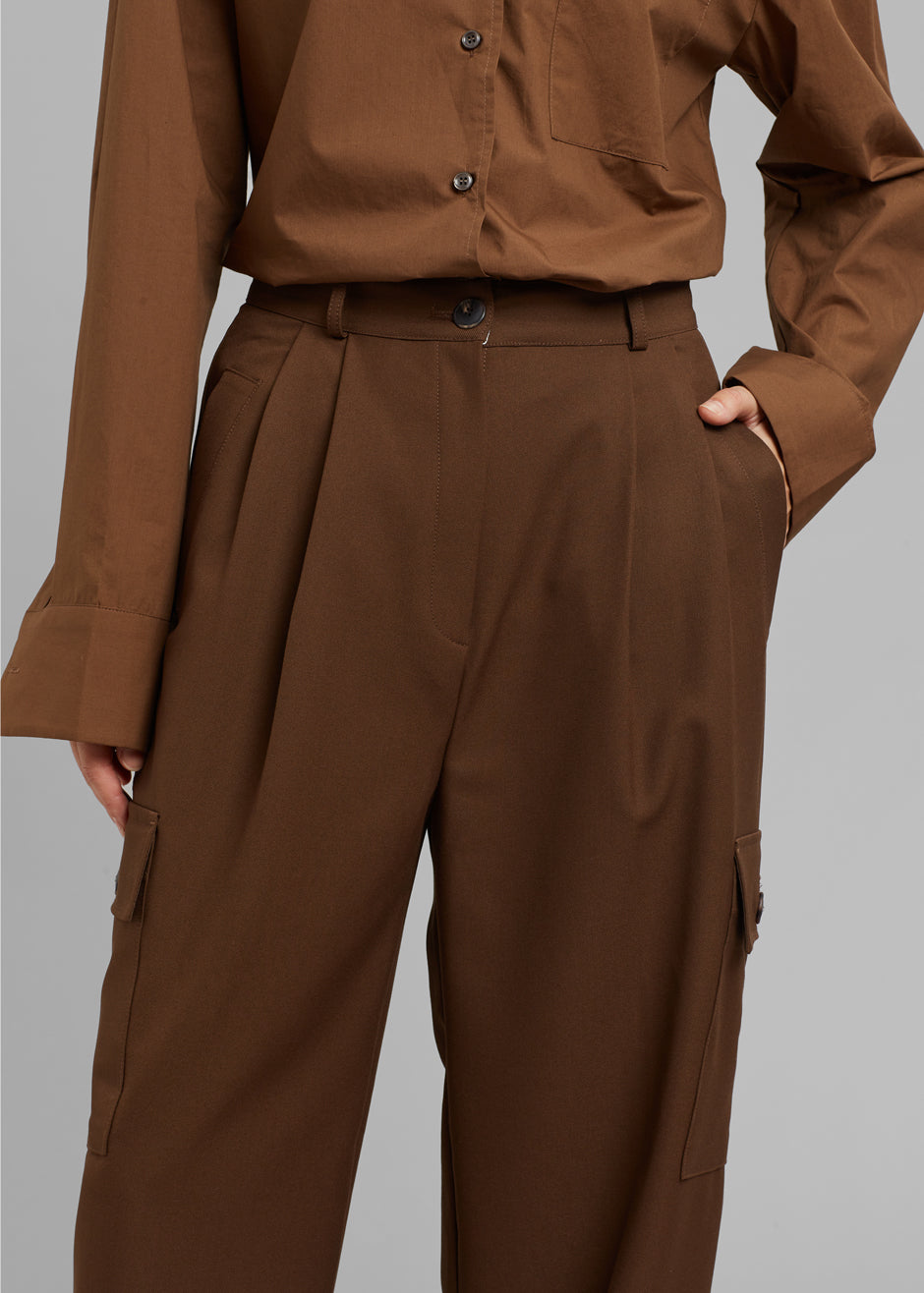 Maesa Cargo Pants - Brown - 6
