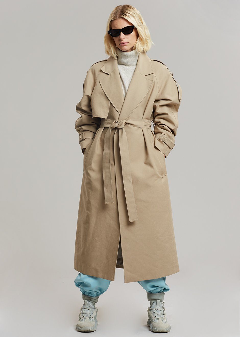 Rhodes Trench Coat - Natural - 6