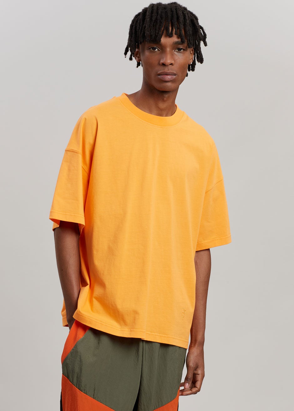 Tony Boxy T-Shirt - Orange – The Frankie Shop
