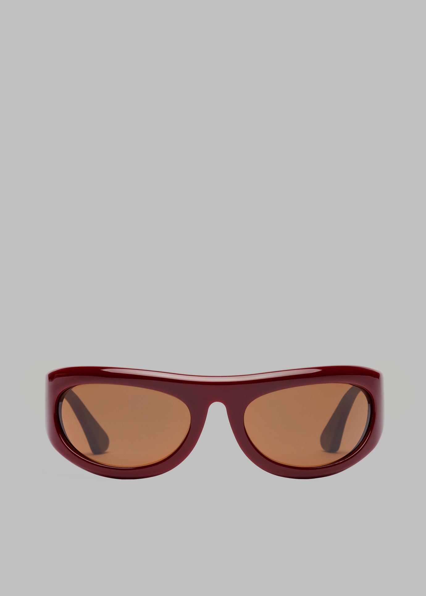 Port Tanger Safaa Sunglasses - Burgundy Acetate/Tobacco Lens