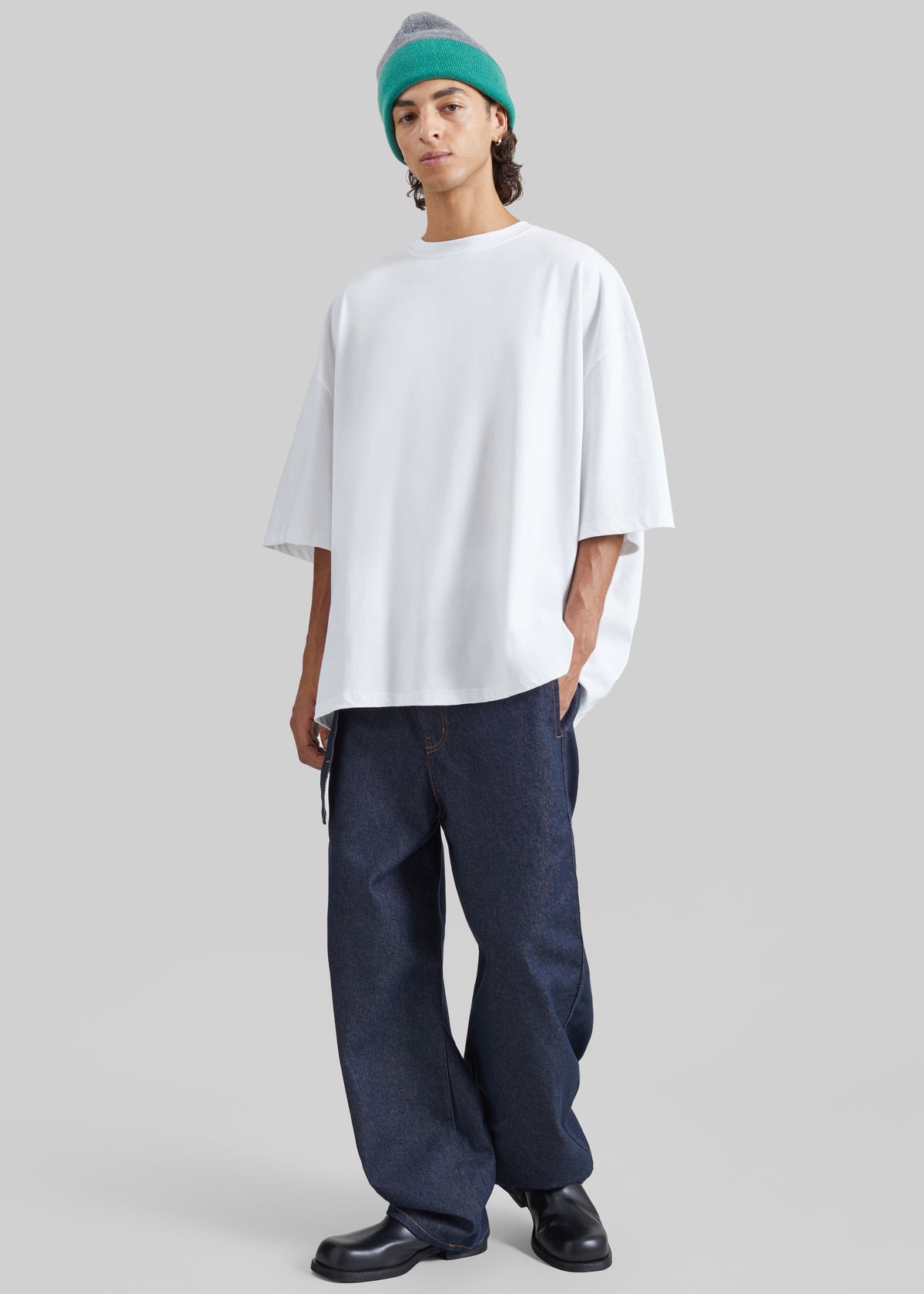 Ruelo Cotton Oversized T-Shirt - White