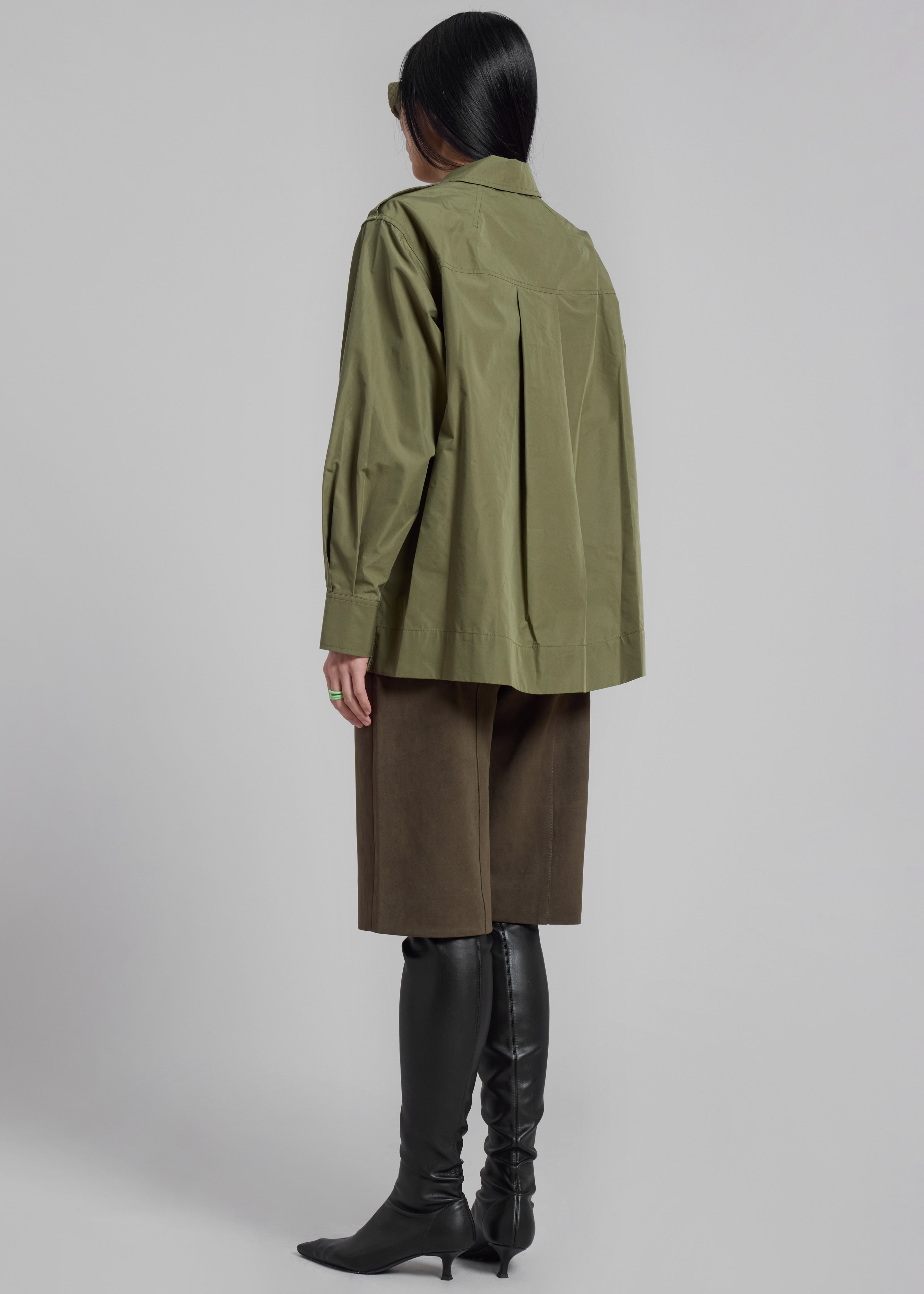 3.1 Phillip Lim Classic Relaxed Shirt - Olive - 5