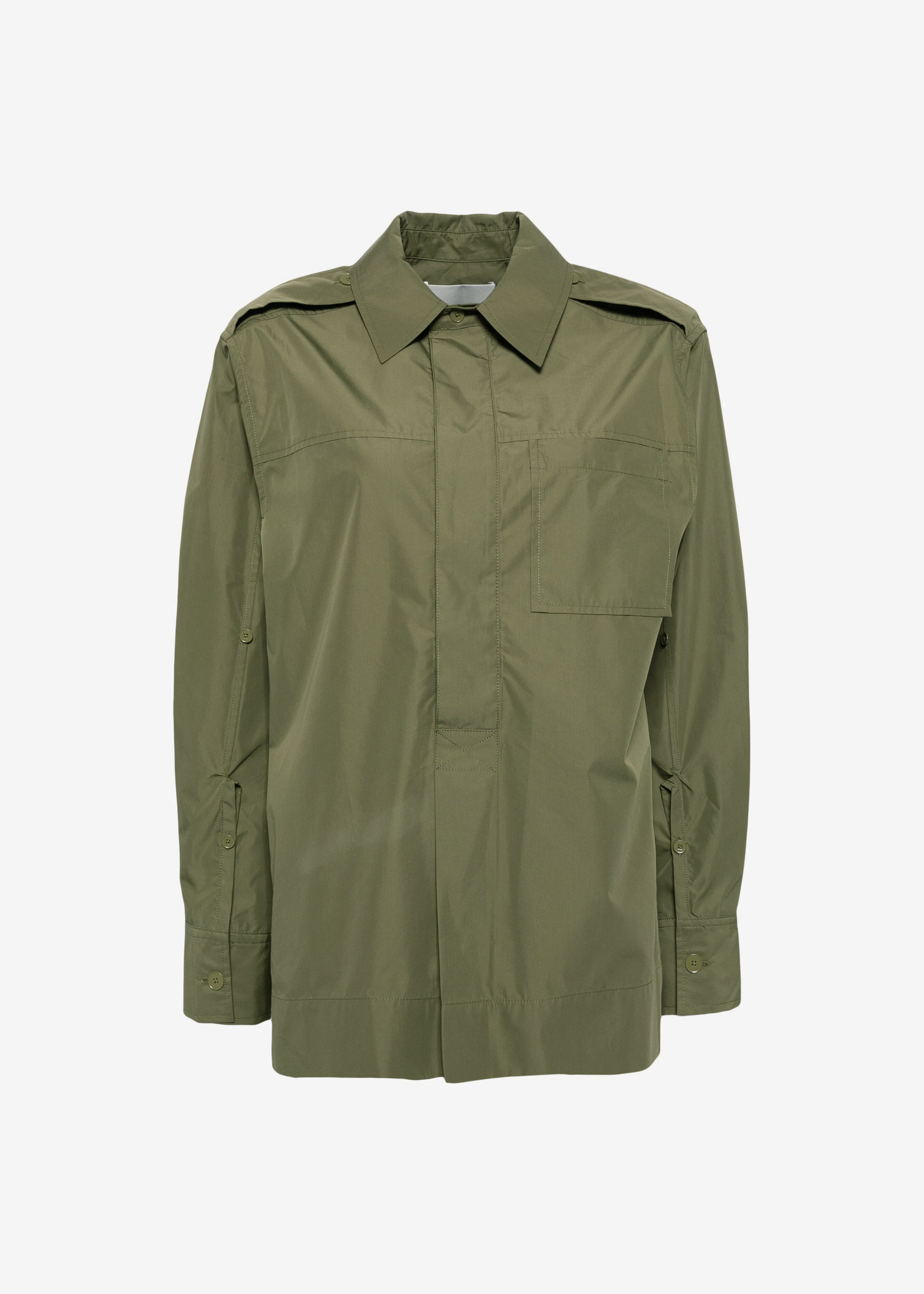 3.1 Phillip Lim Classic Relaxed Shirt - Olive - 6