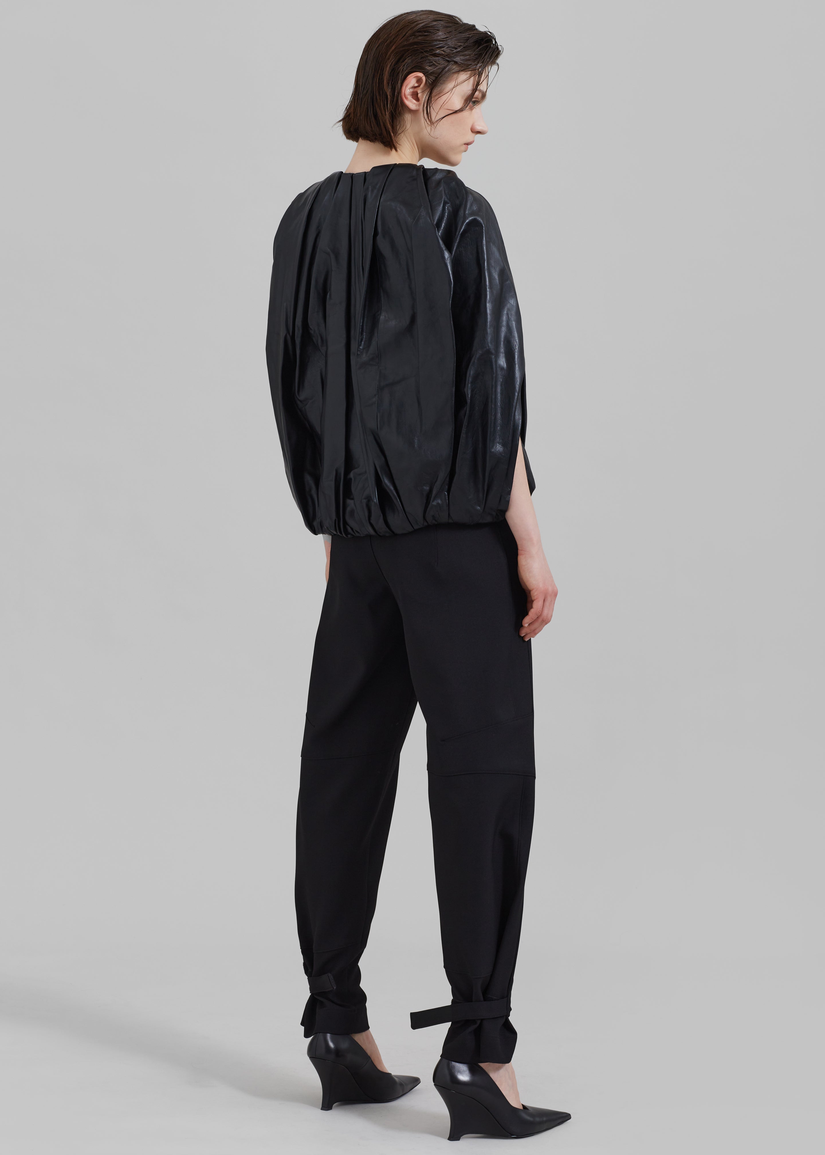 3.1 Phillip Lim Cocoon Zip Top - Black