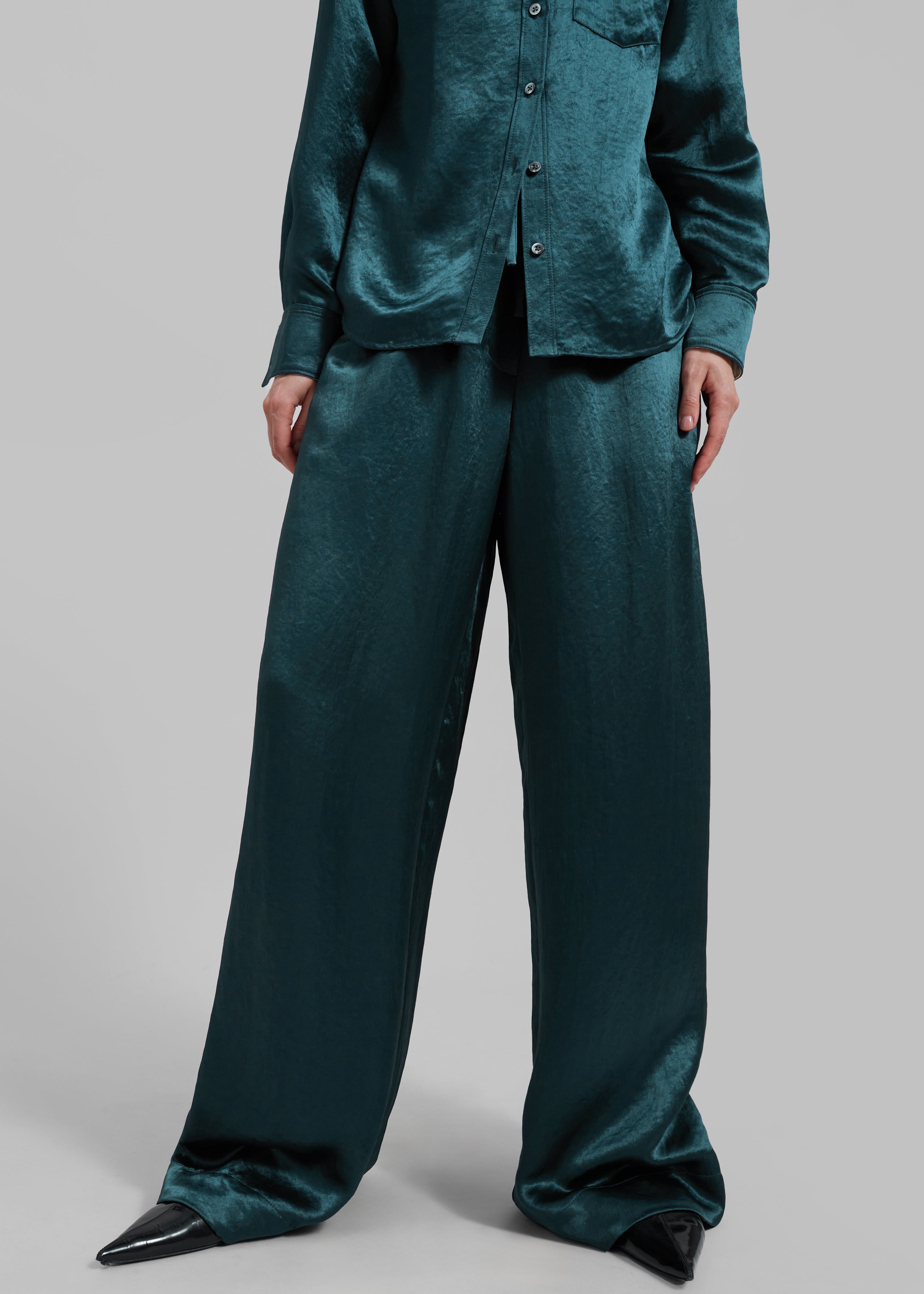 3.1 Phillip Lim Pajama Trousers - Deep Ocean - 6