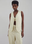 3.1 Phillip Lim Tailored Vest with Set-In Bra - Limoncello