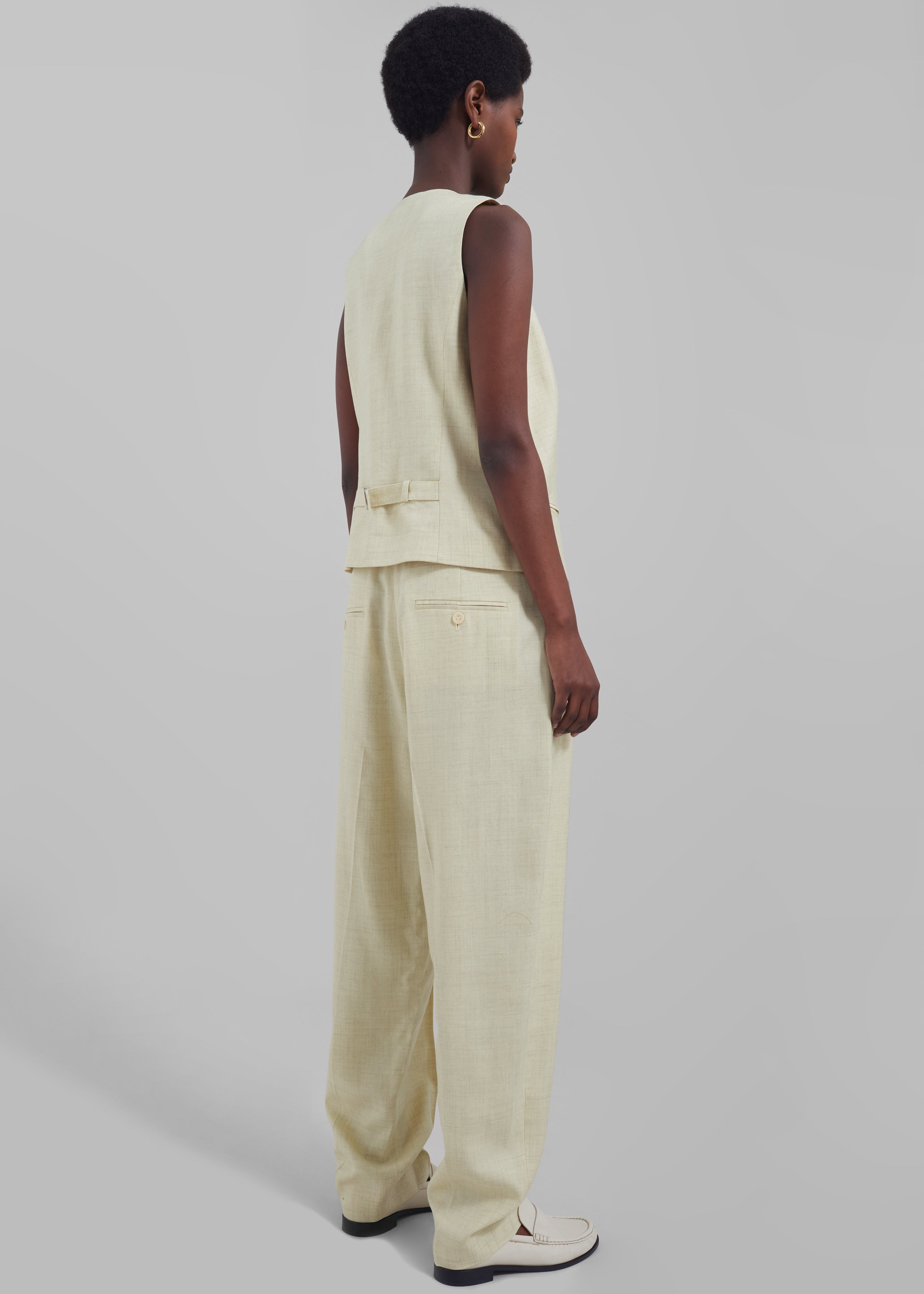 3.1 Phillip Lim Tailored Vest with Set-In Bra - Limoncello - 8