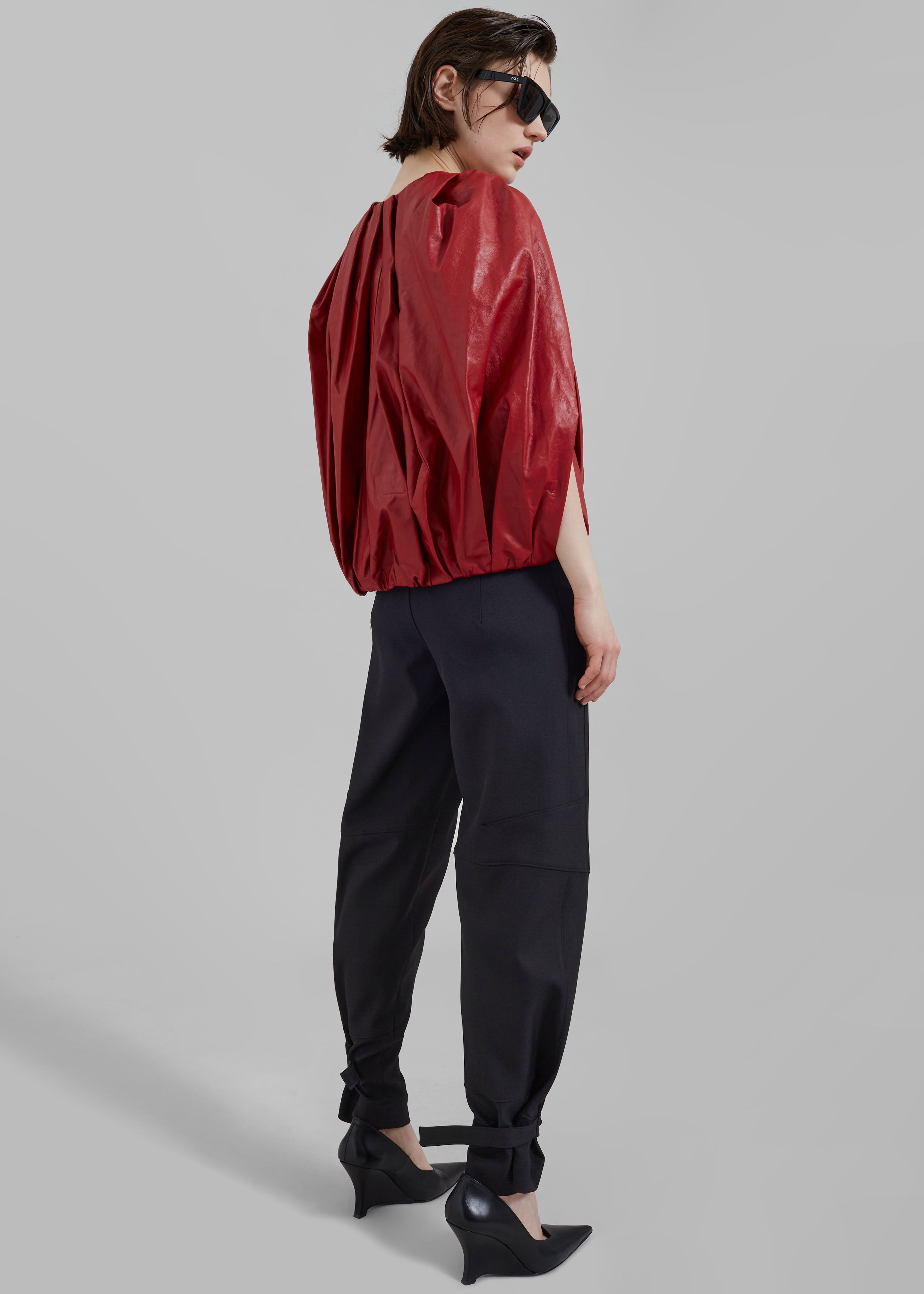 3.1 Phillip Lim Cocoon Zip Top - Red