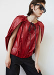 3.1 Phillip Lim Cocoon Zip Top - Red