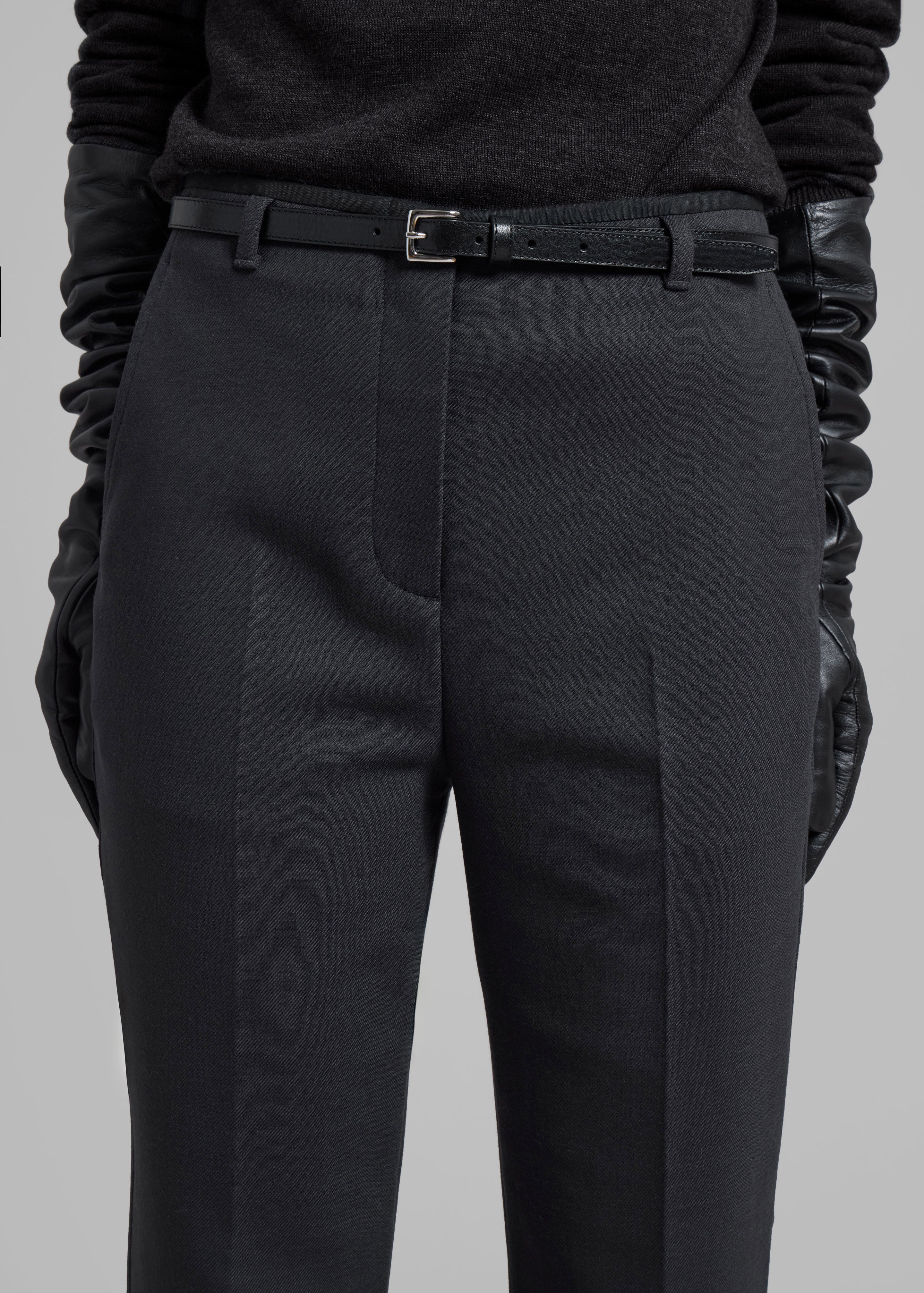 3.1 Phillip Lim Slim Kick Flare Trousers - Ink - 3