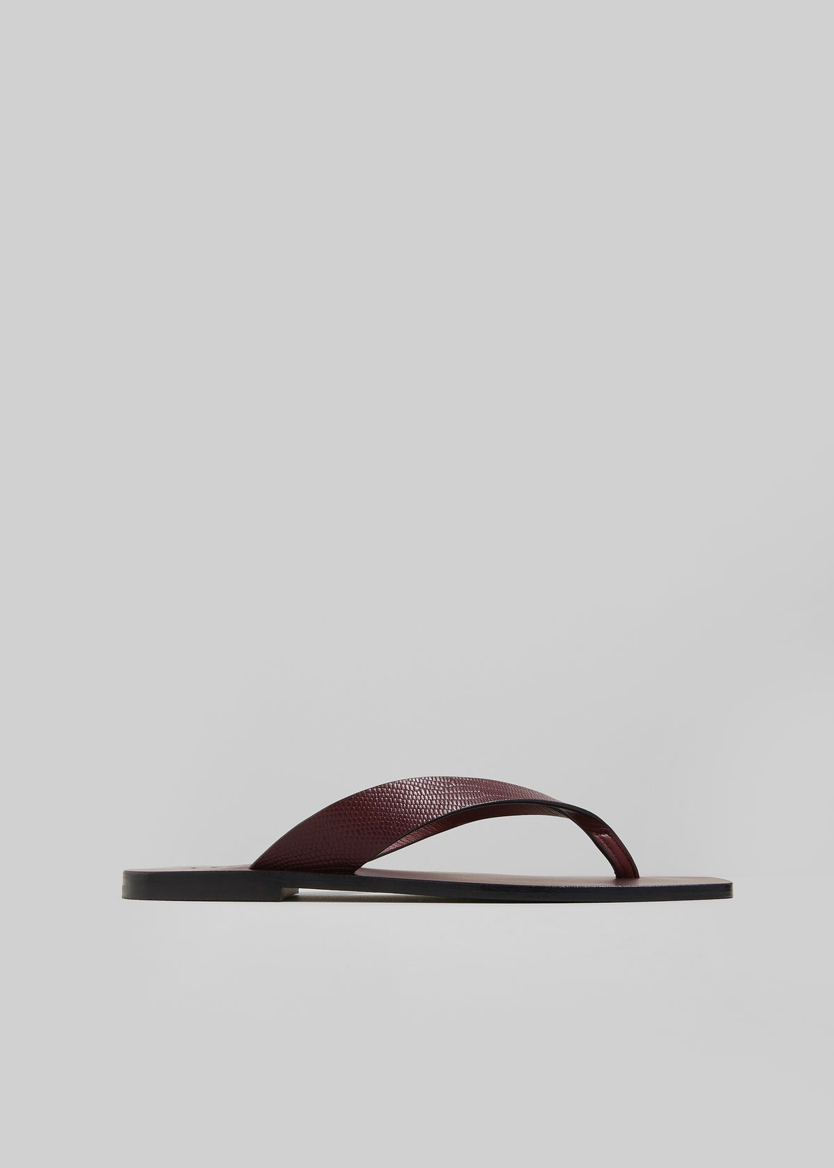 A.Emery The Kinto Sandals - Mulberry Embossed Lizard - 2