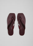 A.Emery The Kinto Sandals - Mulberry Embossed Lizard