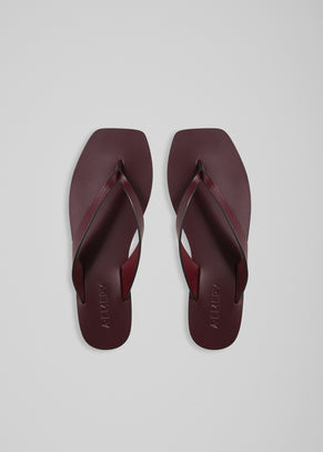 A.Emery The Kinto Sandals - Mulberry Embossed Lizard