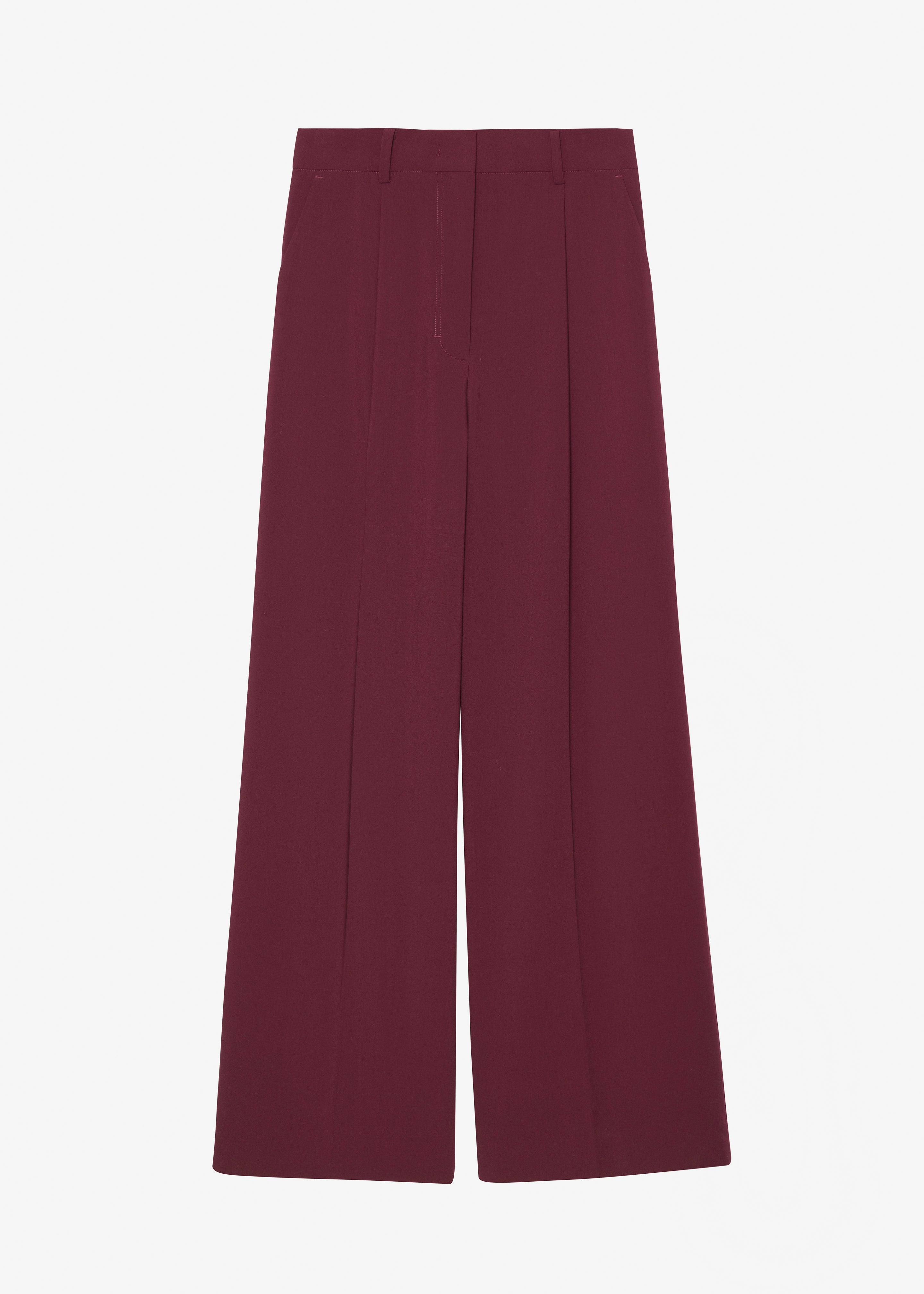 Abbie Trousers - Burgundy - 10