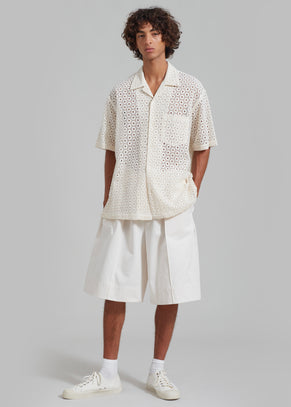 Adan Bermuda Shorts - Cream