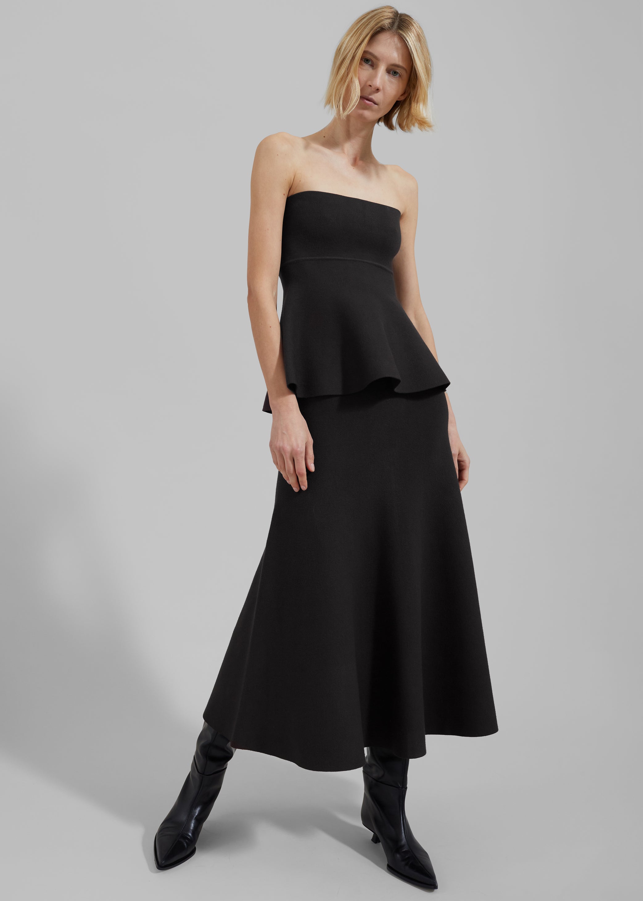 Shop the look image for Agathe Knit Bustier - Black