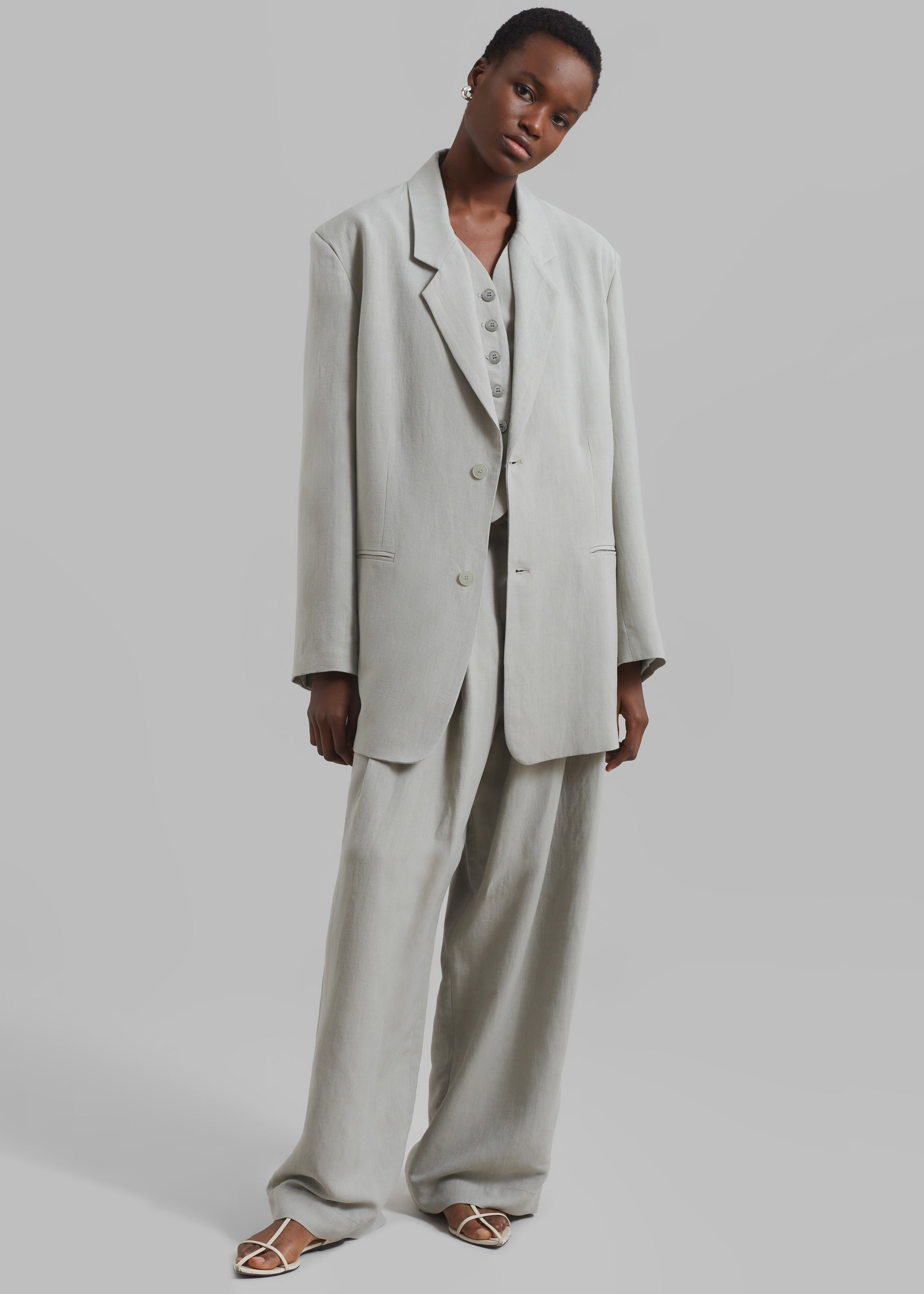 Shop the look image for Aiden Blazer - Sage