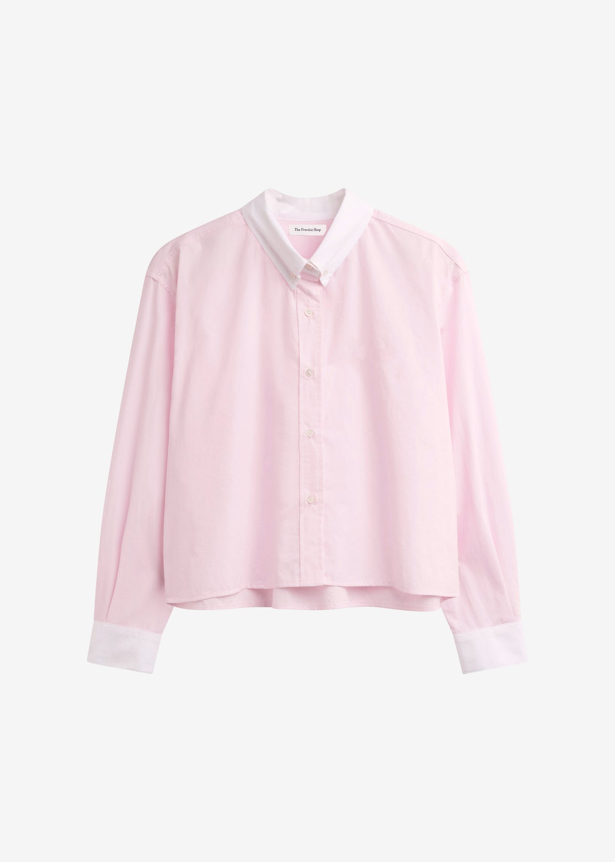 Aix Cropped Boxy Shirt - Pink - 6