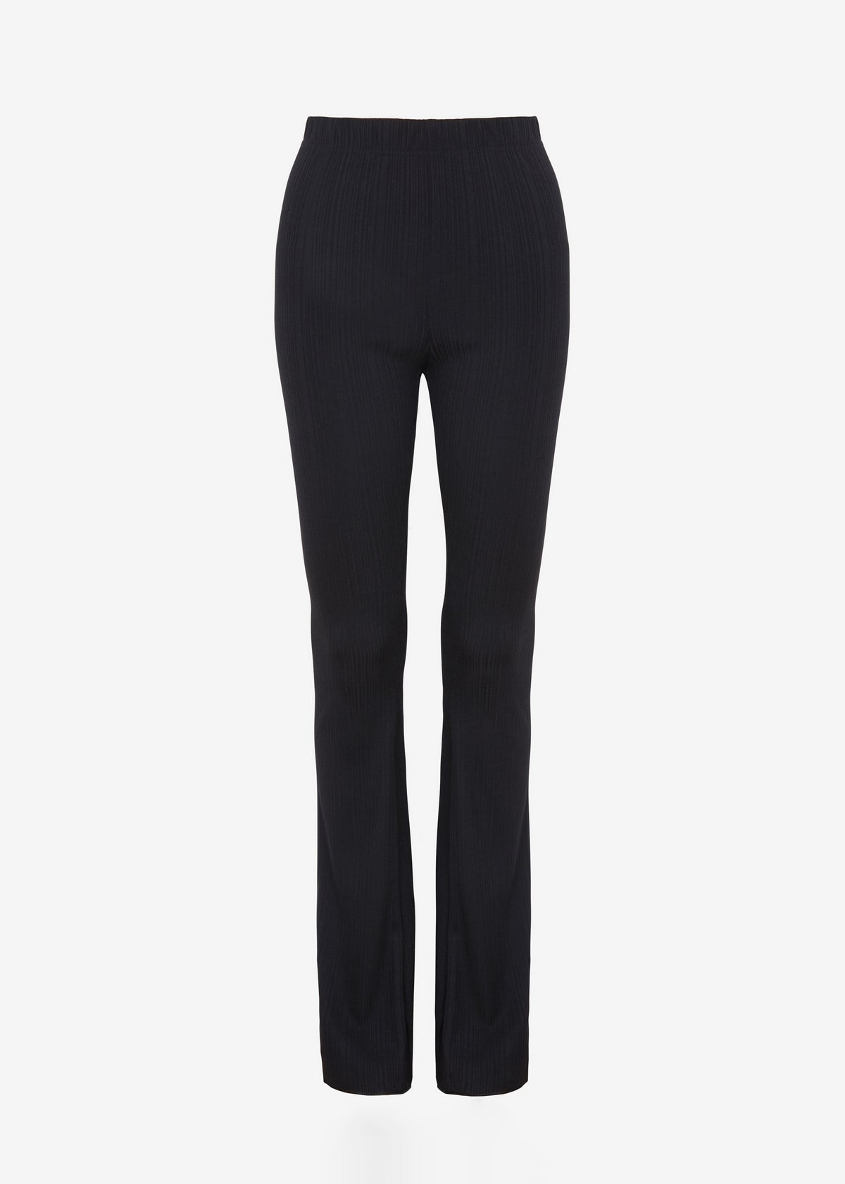 Akimi Ribbed Pants - Black - 9