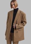 Alana Boxy Blazer - Brown