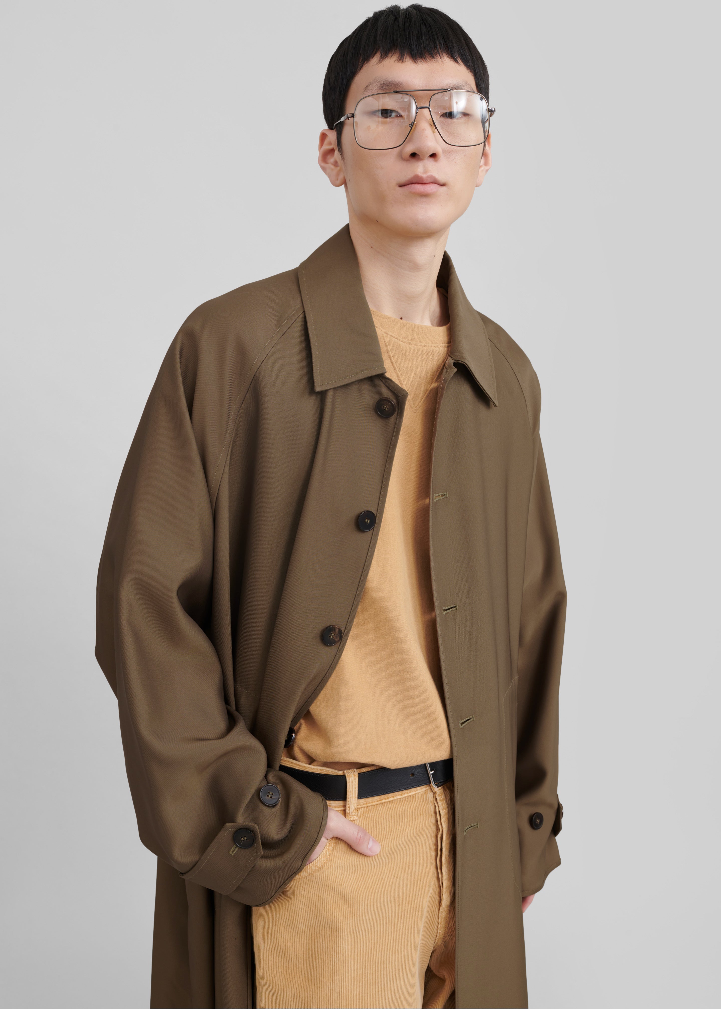 Aldrin Oversized Coat - Camel - 12 - [gender-male]